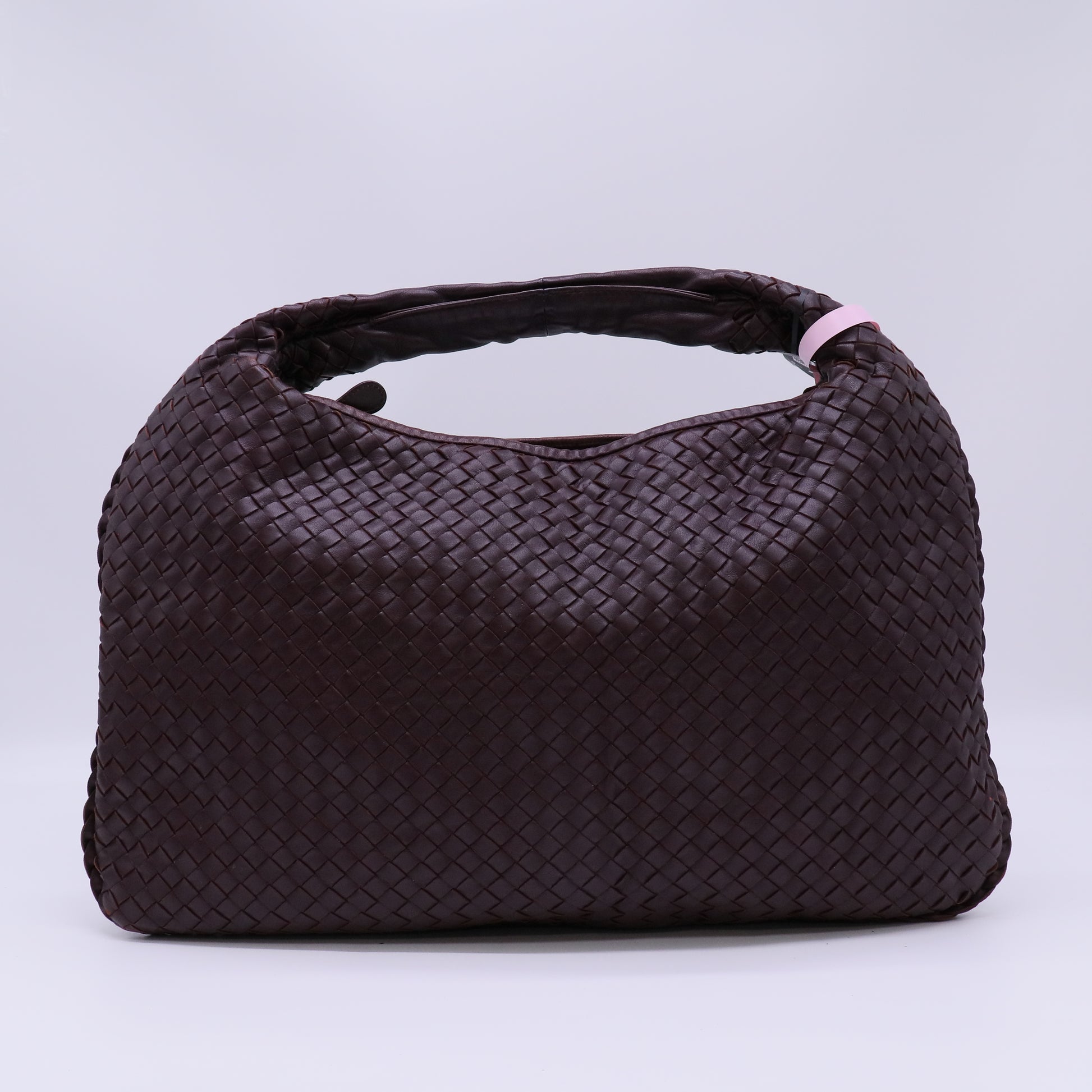 Bottega Veneta Burgundy Intrecciato Woven Nappa Leather Hobo Bag Twins LDJ4735
