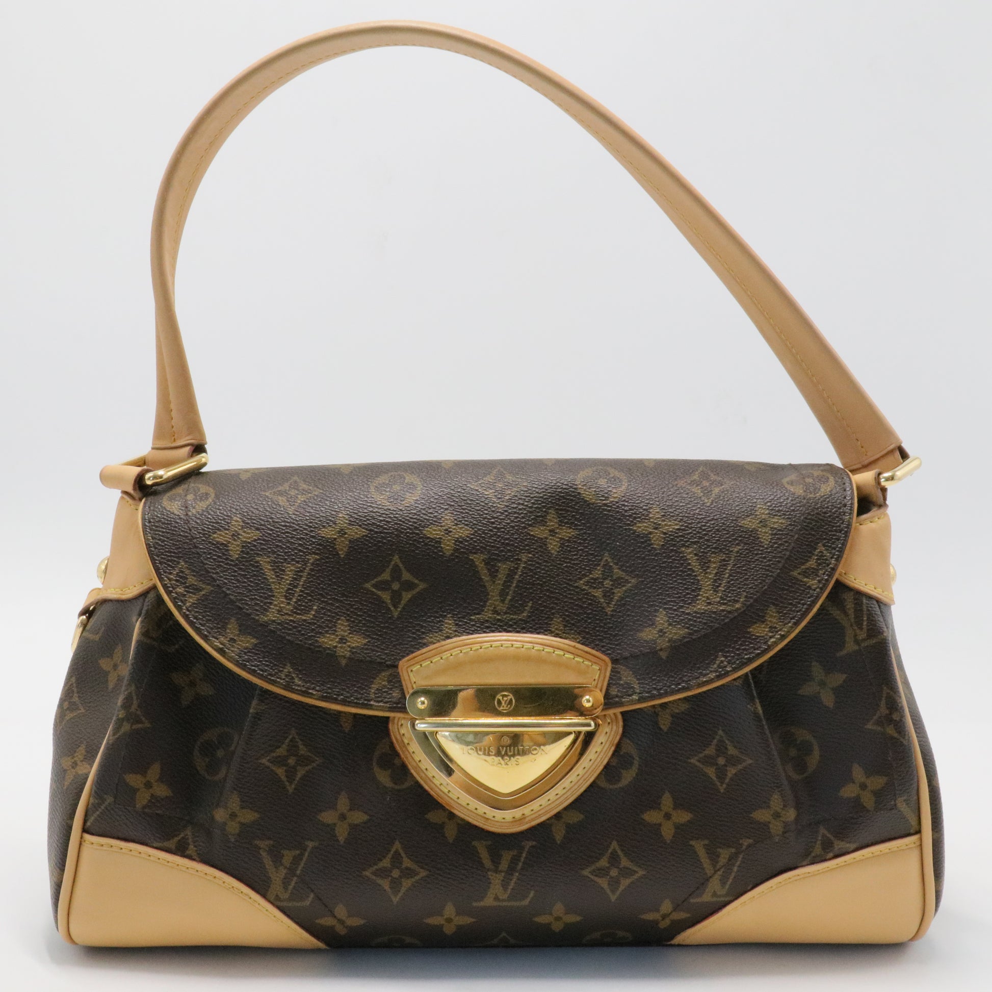 Beverly Handbag Monogram Canvas MM Twins