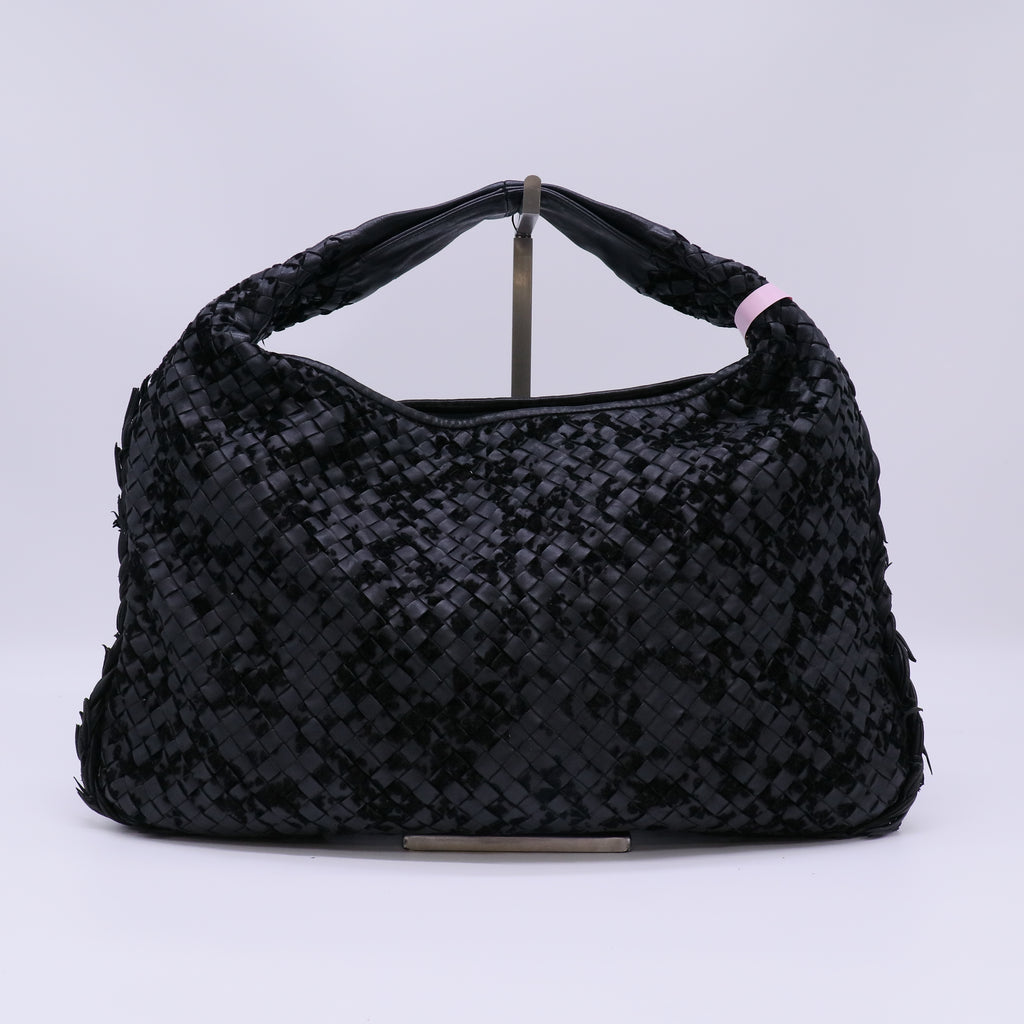 Bottega Veneta Tourmaline Veneta Woven Hobo Bag Twins LDJ4734