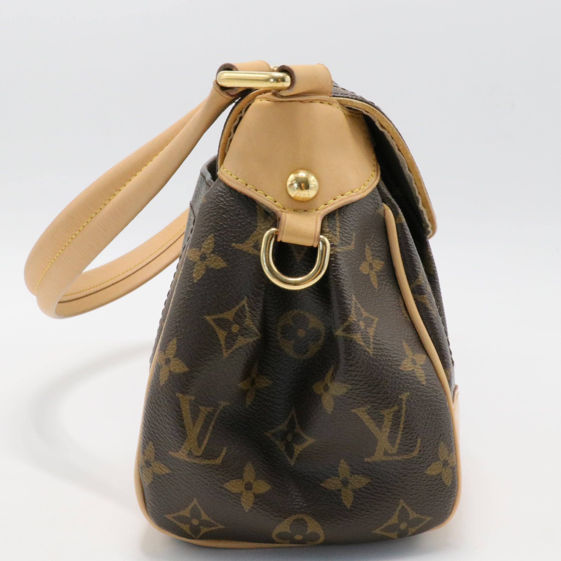 Beverly Handbag Monogram Canvas MM Twins