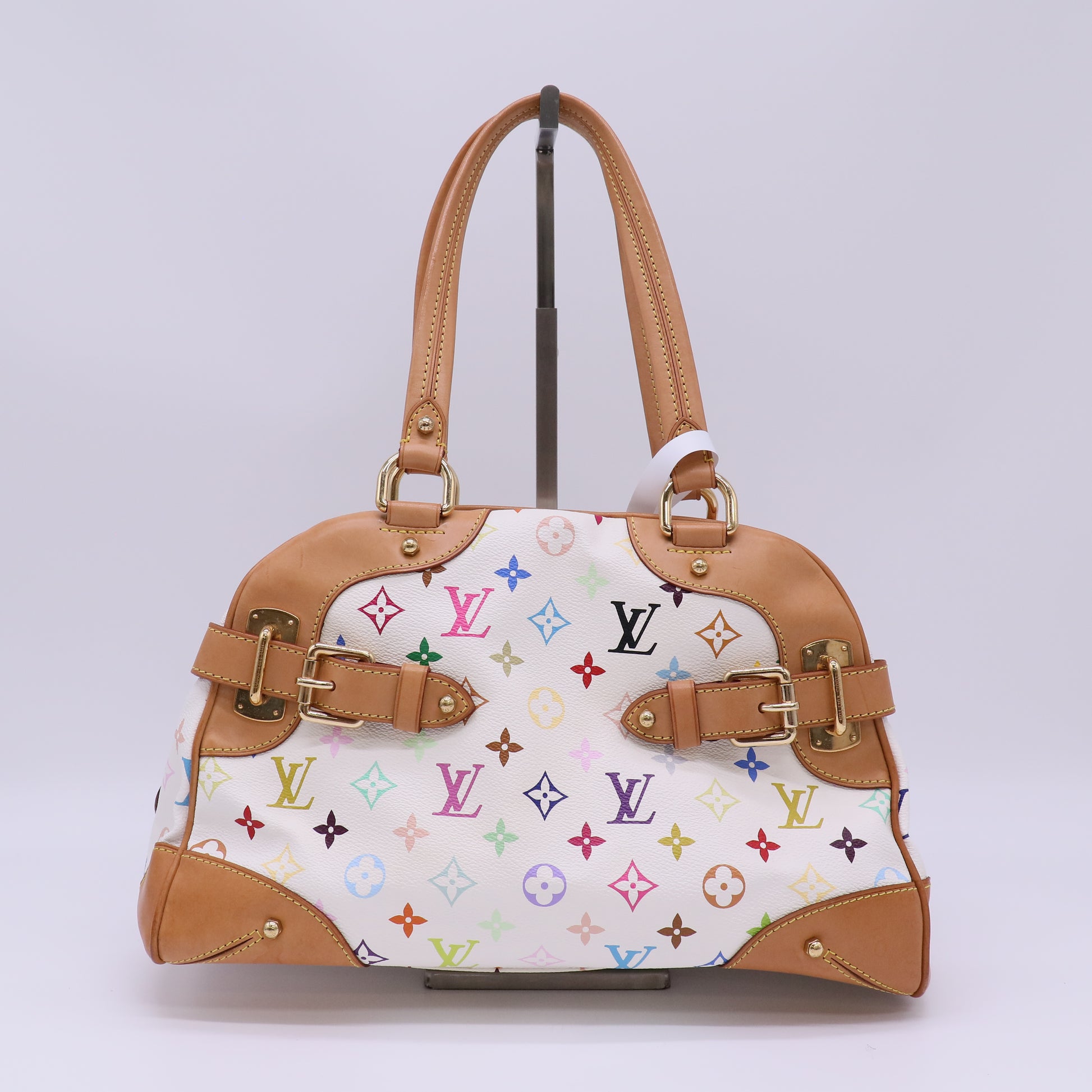 Louis Vuitton Black Monogram Multicolore Claudia Bag Twins B22924
