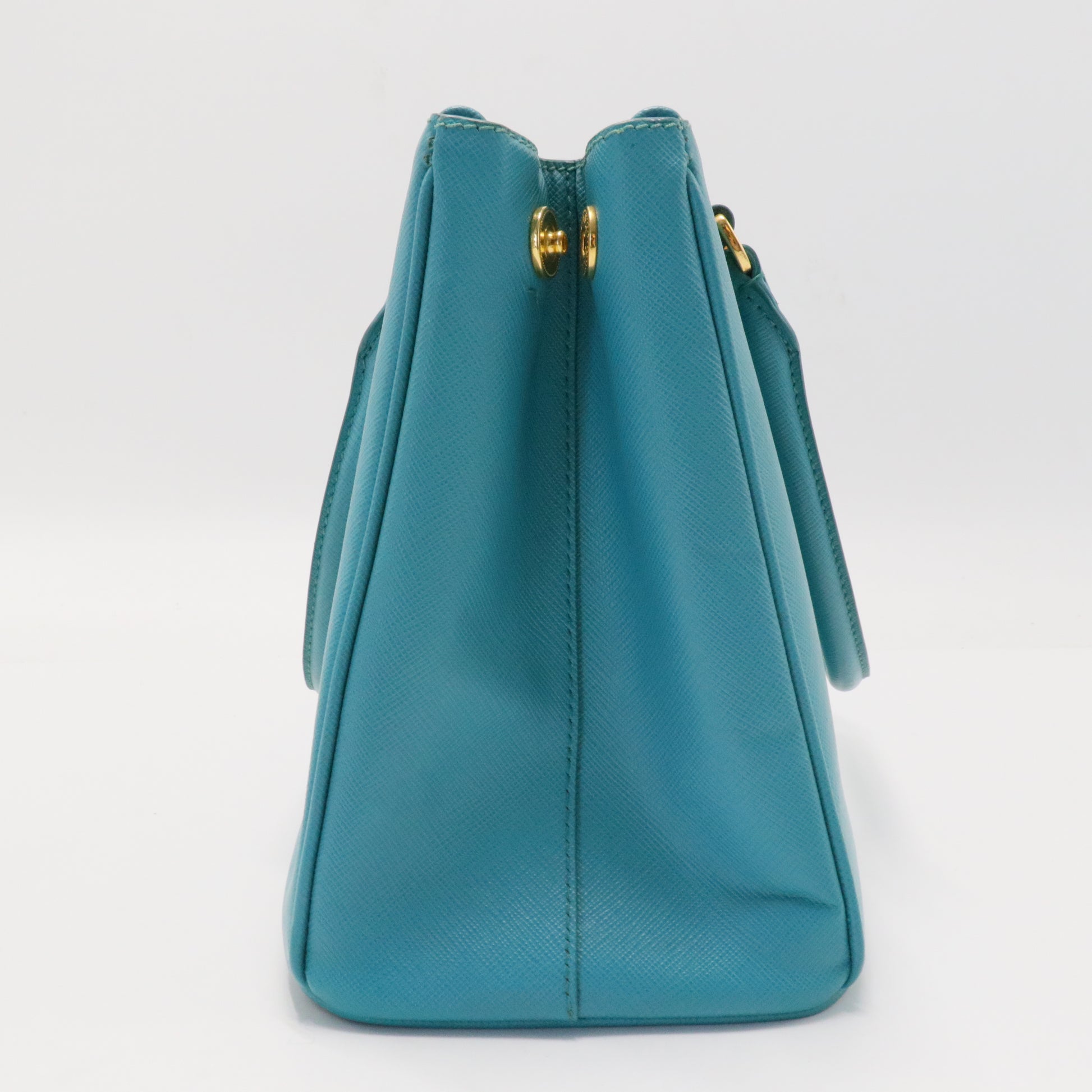 Double Zip Lux Tote Saffiano Leather Medium