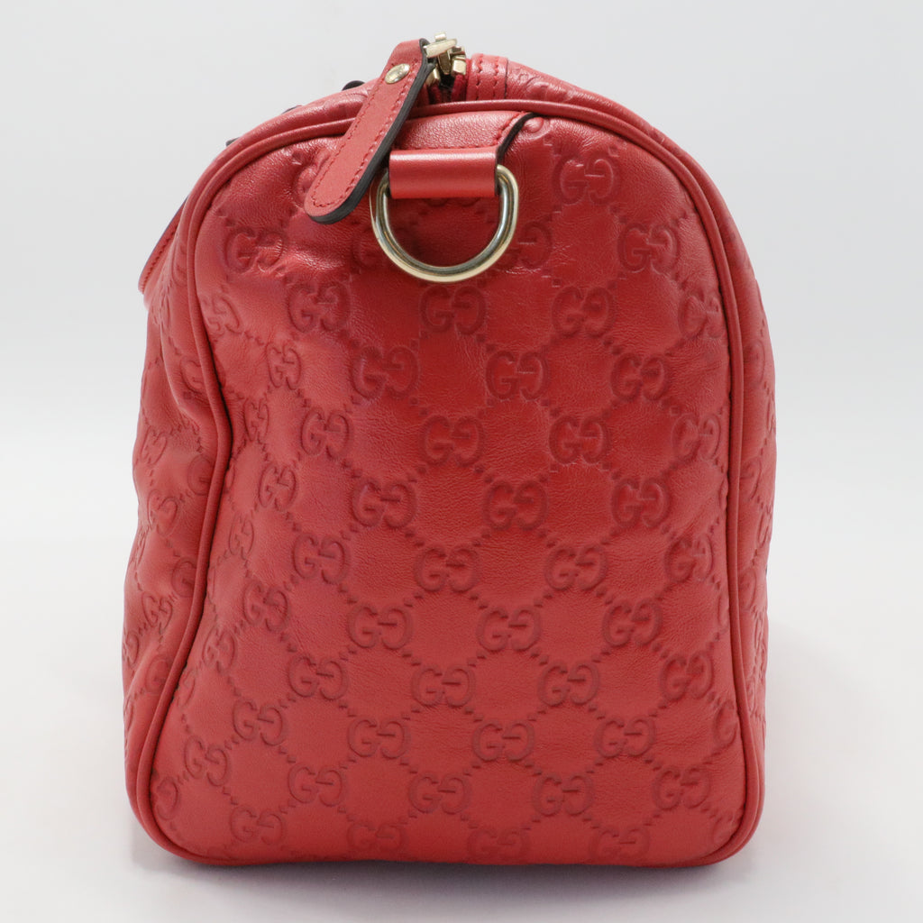 Joy Boston Bag Guccissima Leather Medium Twins
