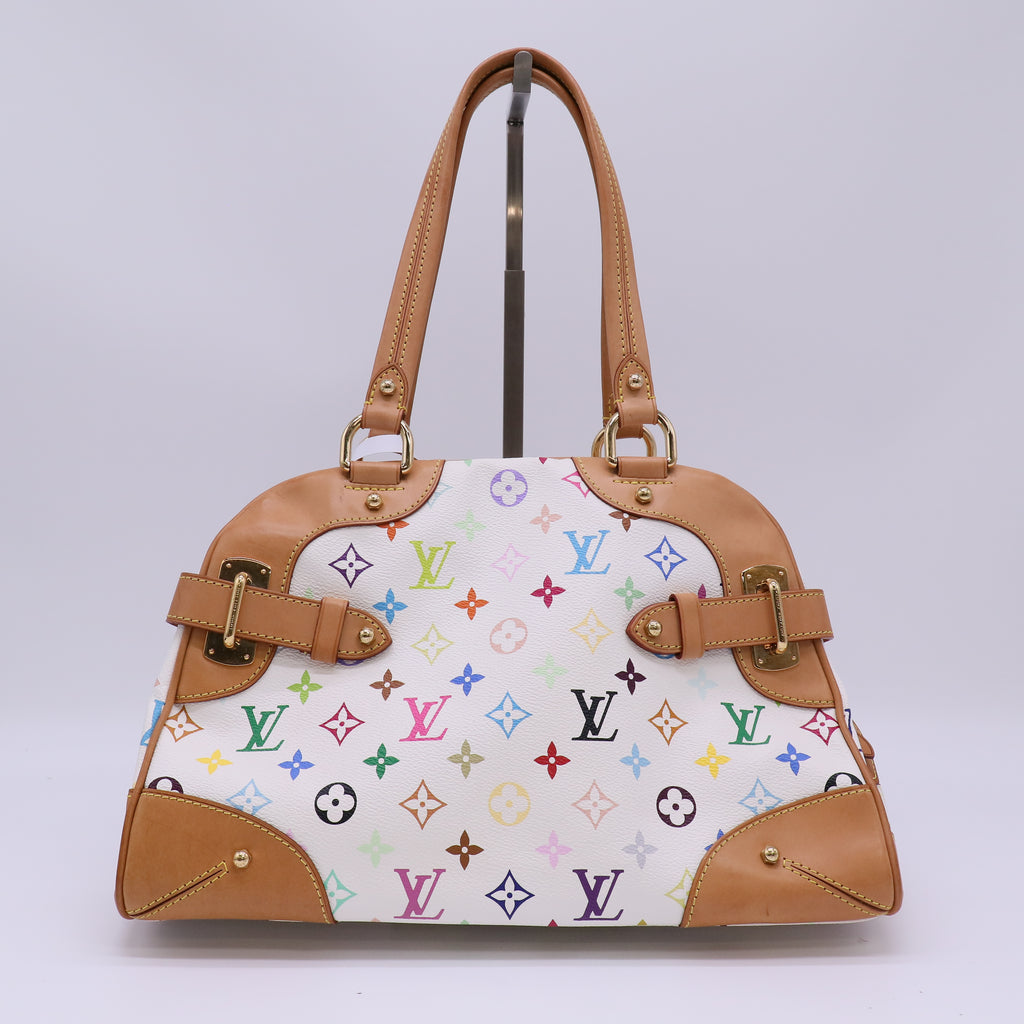 Louis Vuitton Black Monogram Multicolore Claudia Bag Twins B22924