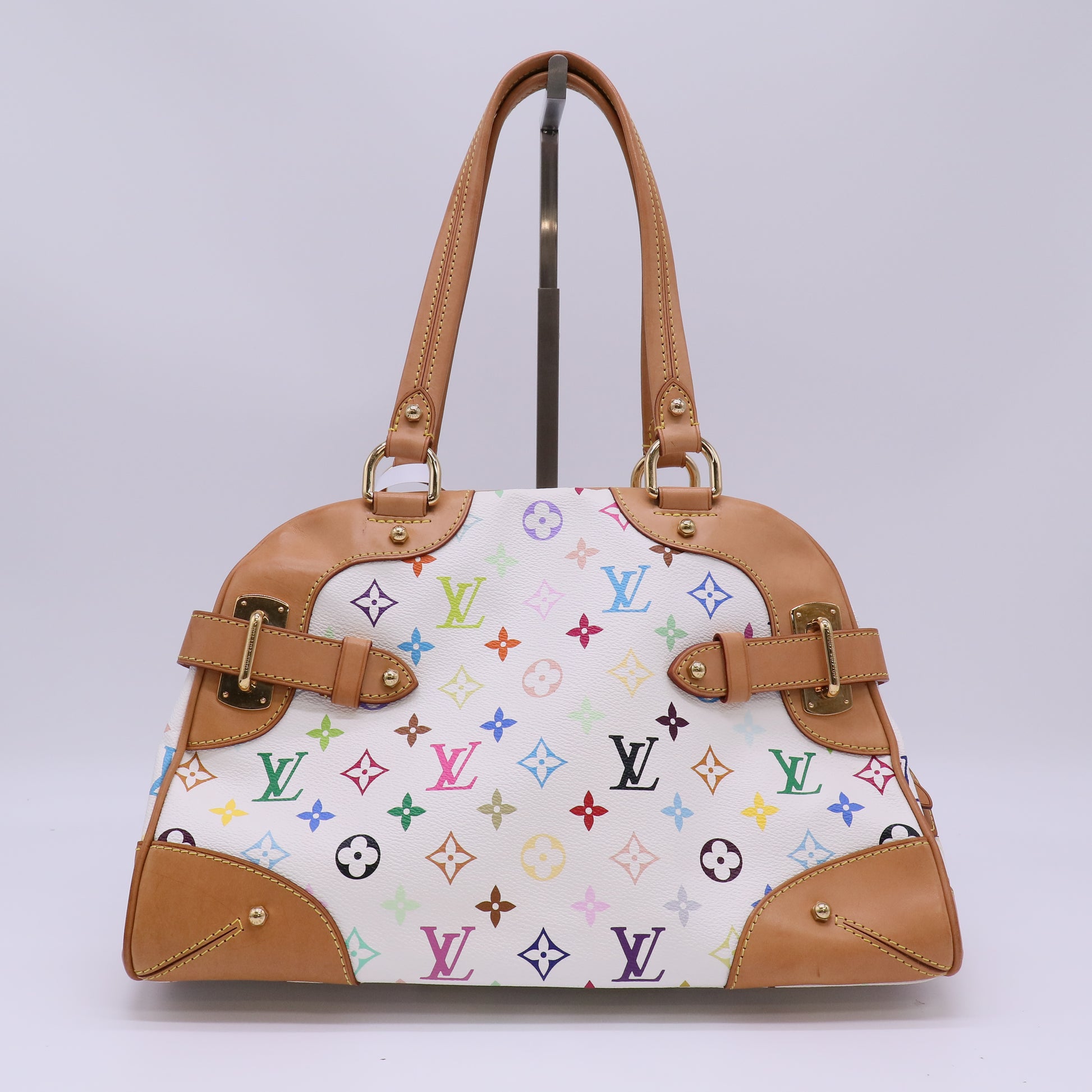 Louis Vuitton Black Monogram Multicolore Claudia Bag Twins B22924