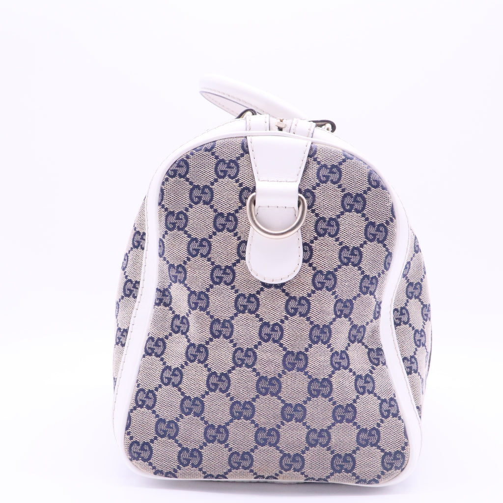 Vintage Web Boston Bag GG Canvas Medium