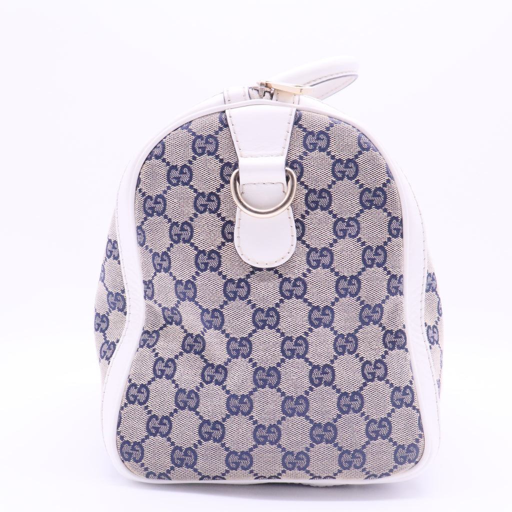 Vintage Web Boston Bag GG Canvas Medium
