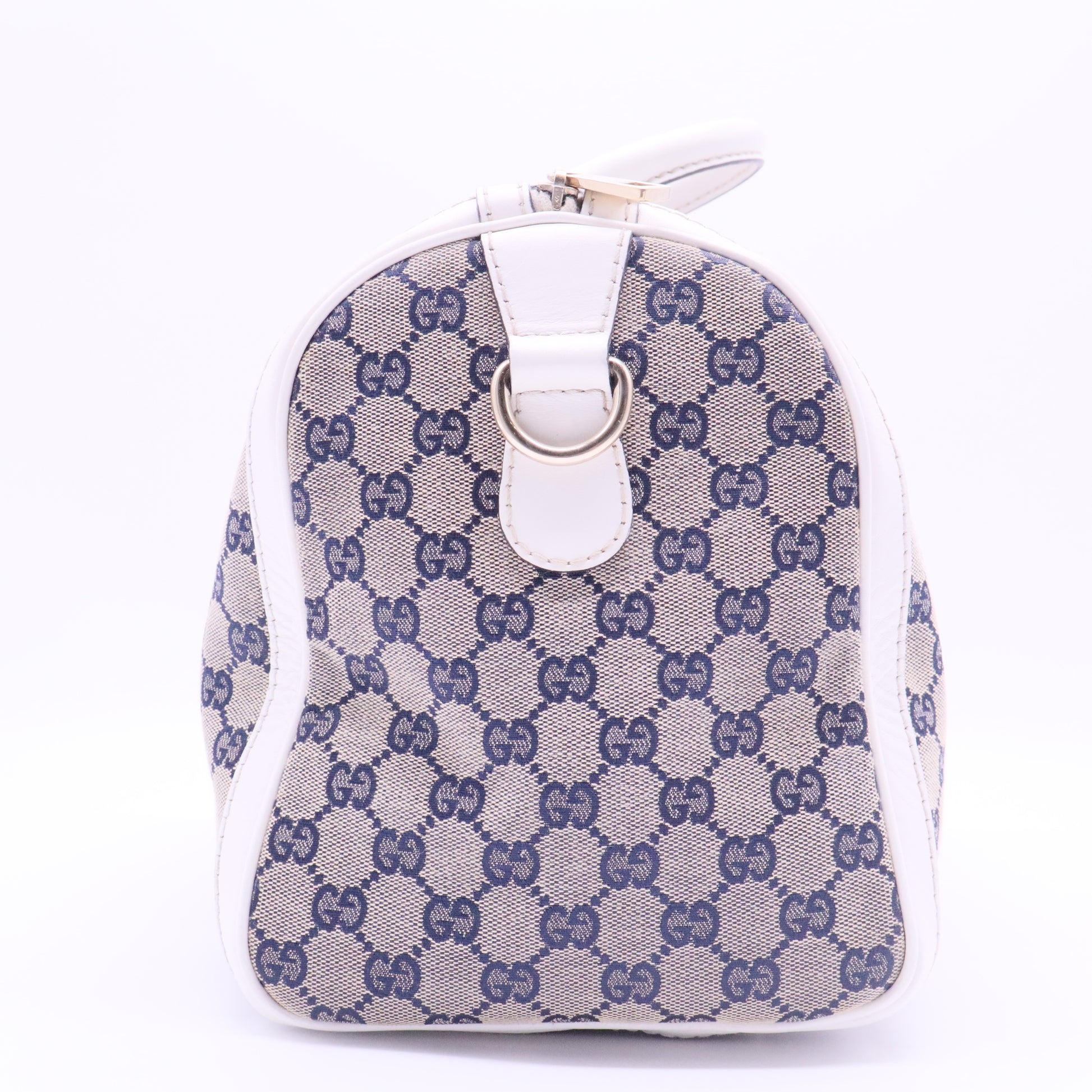 Vintage Web Boston Bag GG Canvas Medium