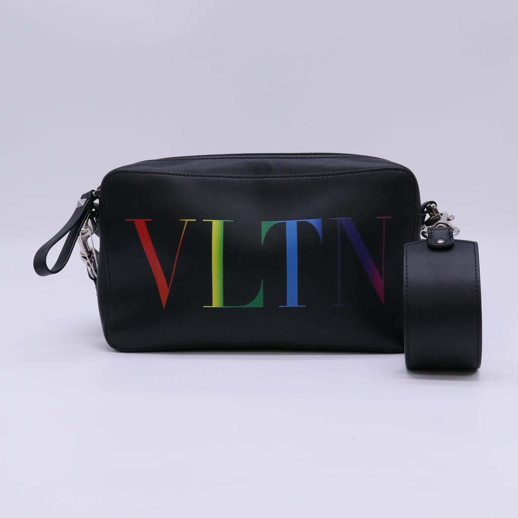 Valentino Garavani VLTN Camera Crossbody Bag Leather twins B22965
