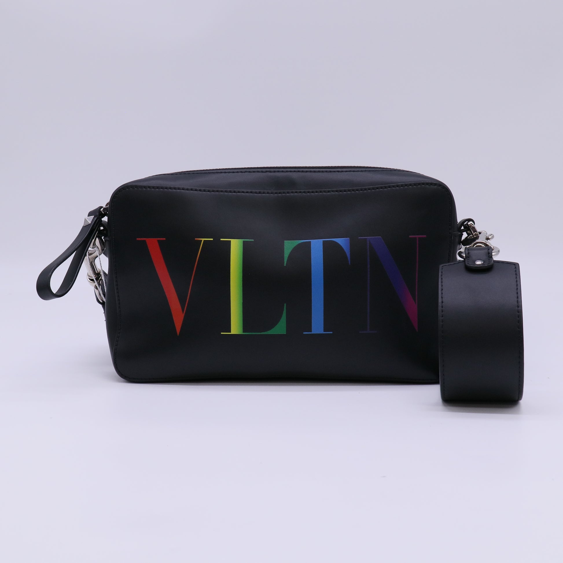 Valentino Garavani VLTN Camera Crossbody Bag Leather twins B22965