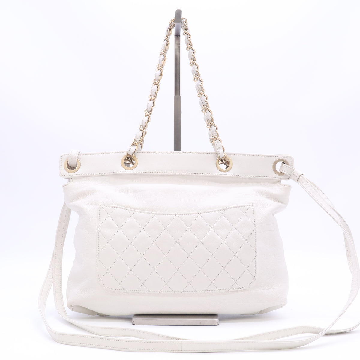 Mosaic CC Tote Studded Leather B24311