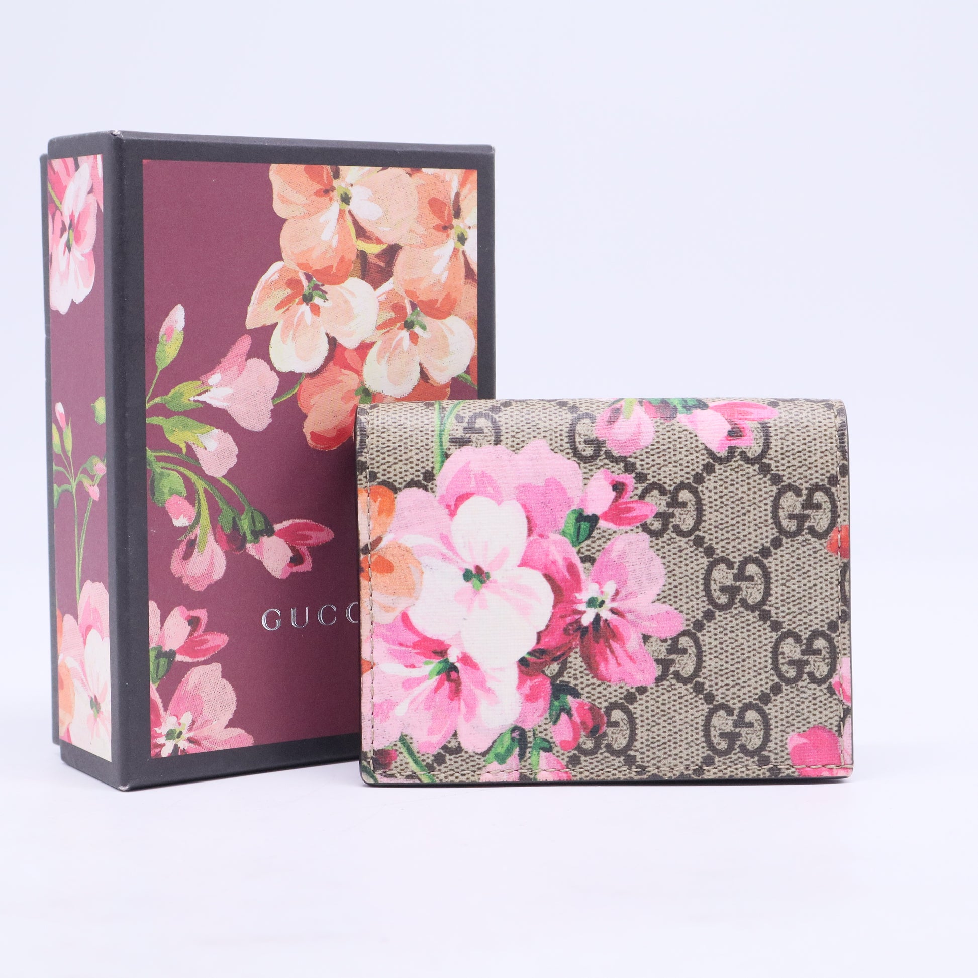 Floral Pink and Beige Wallet W20570