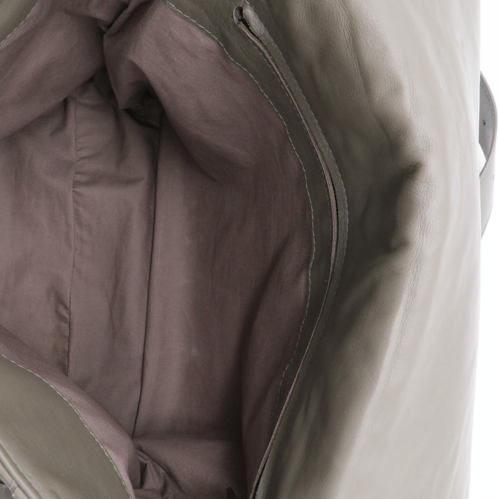 Square Flap Messenger Bag Intrecciato Nappa