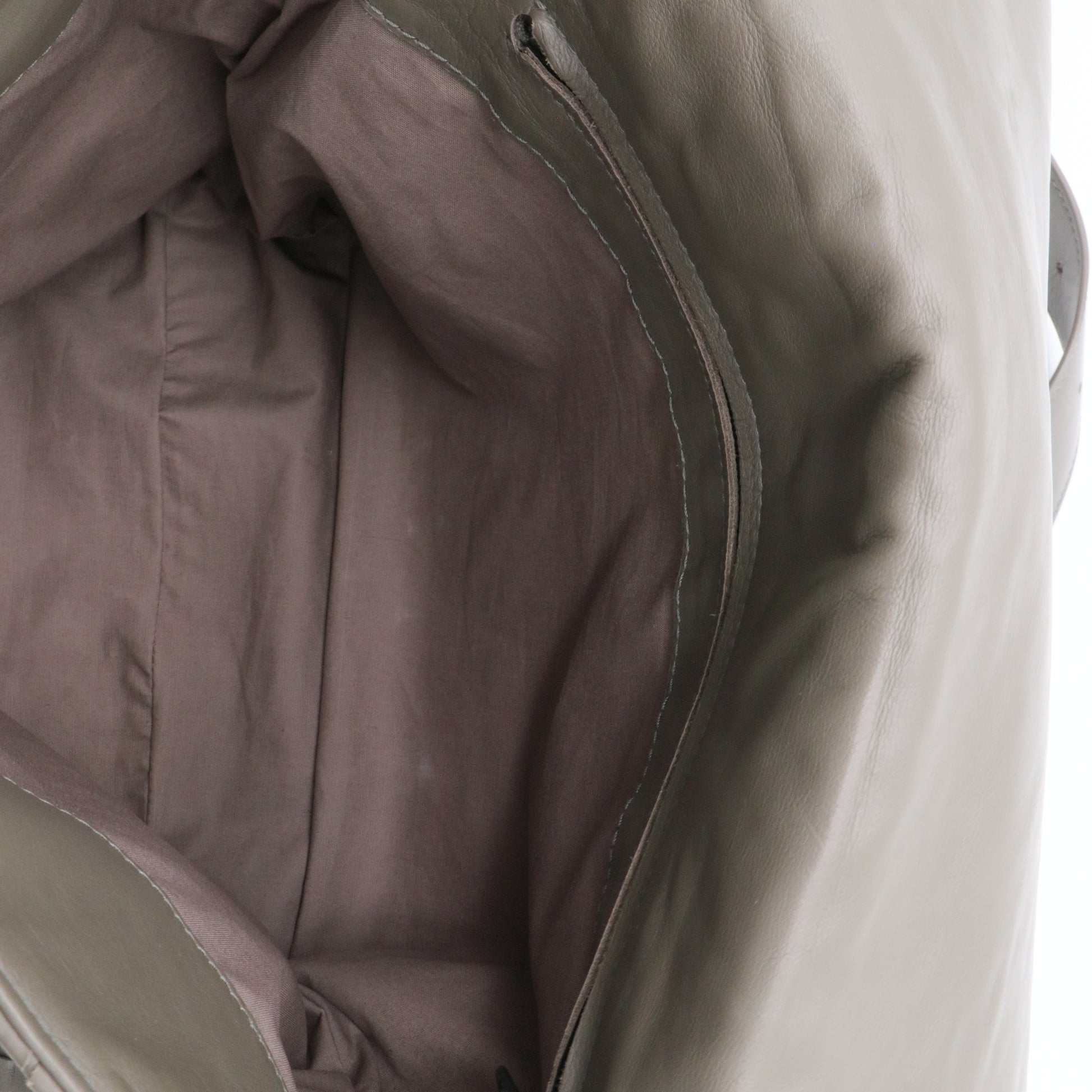 Square Flap Messenger Bag Intrecciato Nappa