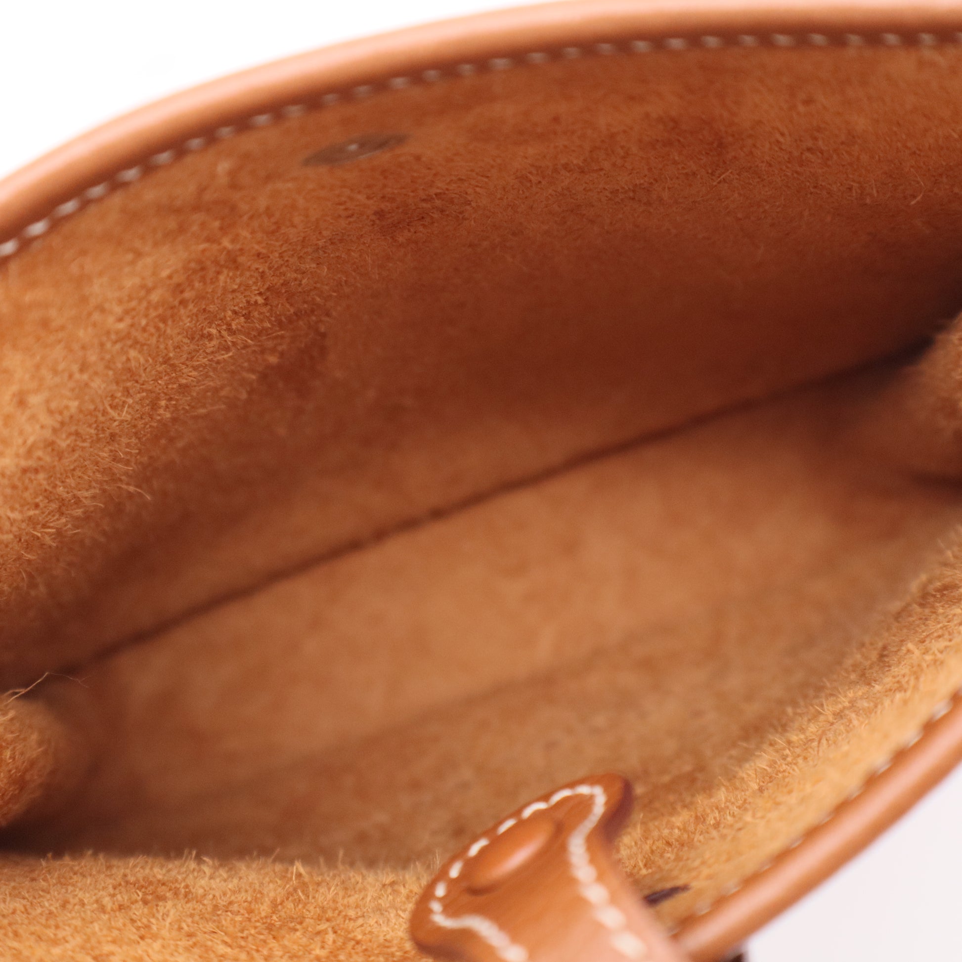 Mini Evelyne 16 TPM in gold leather Twins