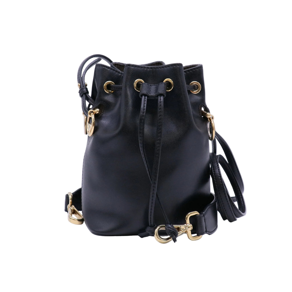 Fendi Mon Tresor Bucket Bag Leather Mini Twins LDJ4552