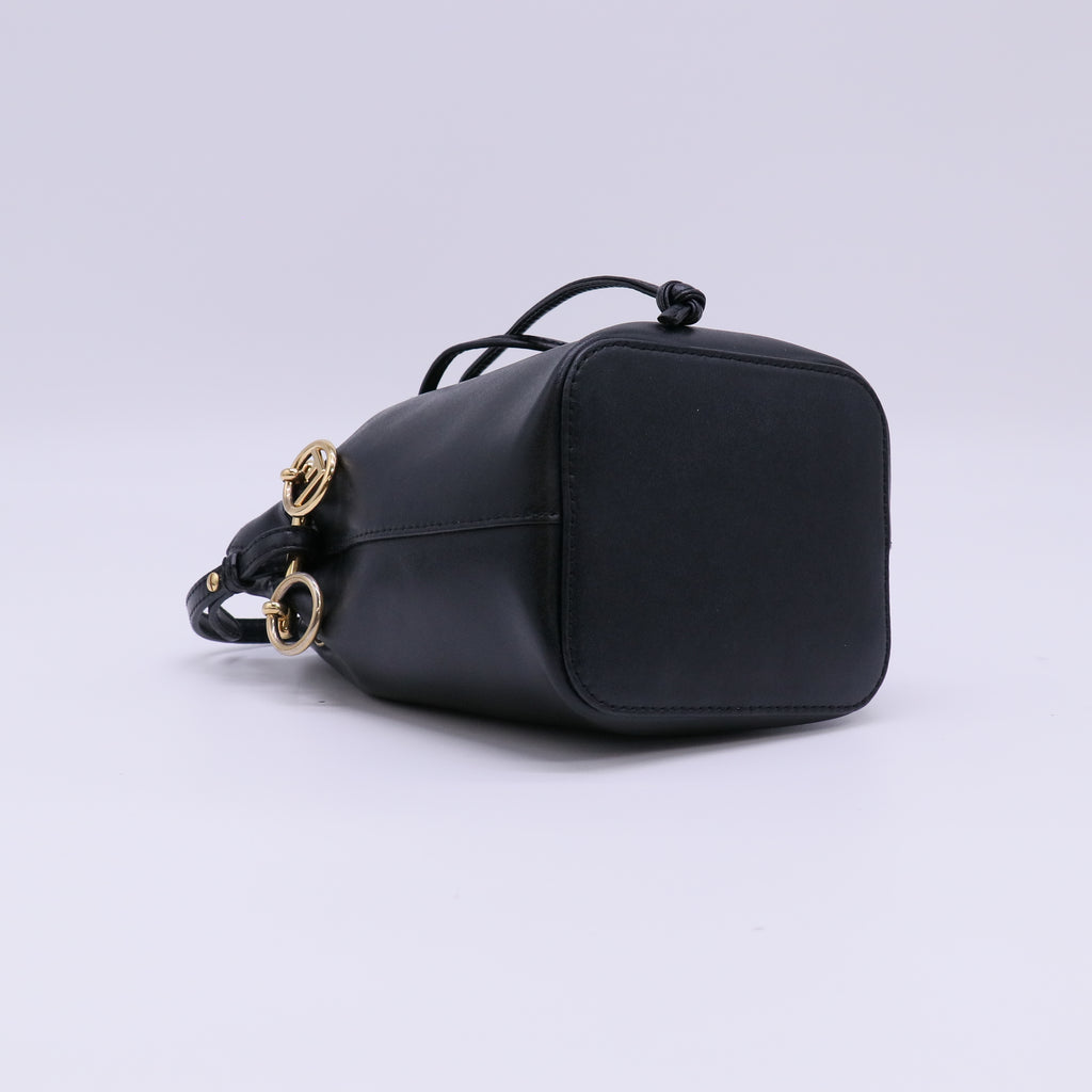 Fendi Mon Tresor Bucket Bag Leather Mini Twins LDJ4552