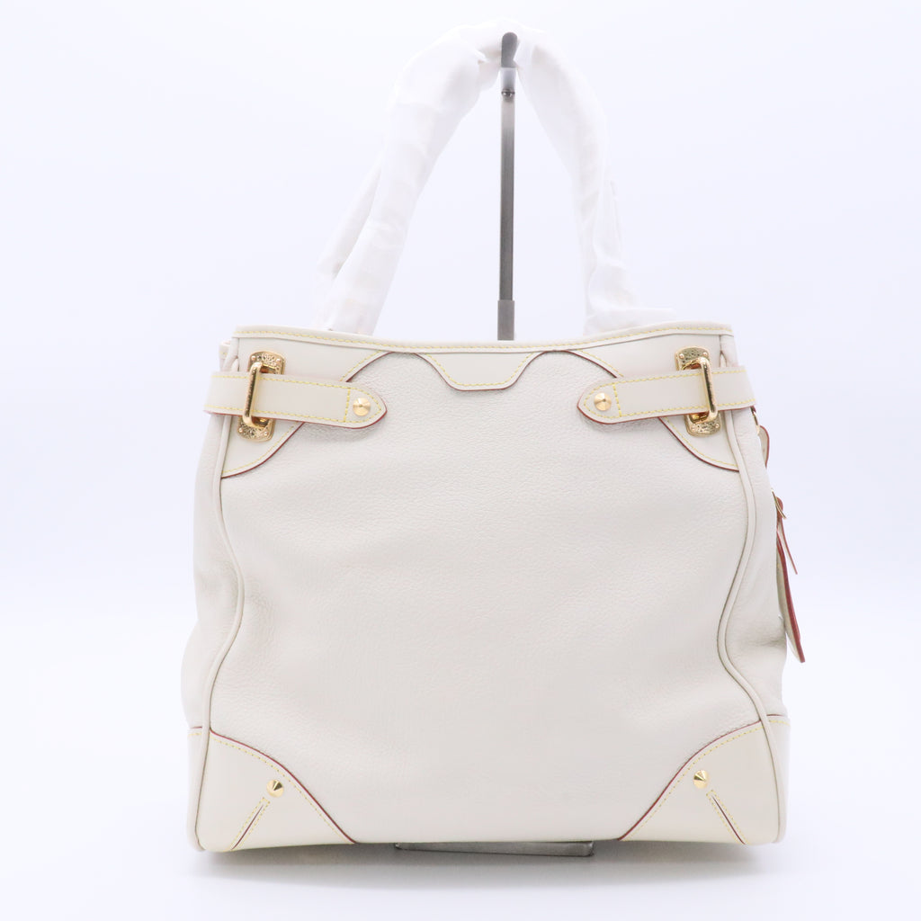 White Suhali Leather Le Majestueux Tote Bag twins