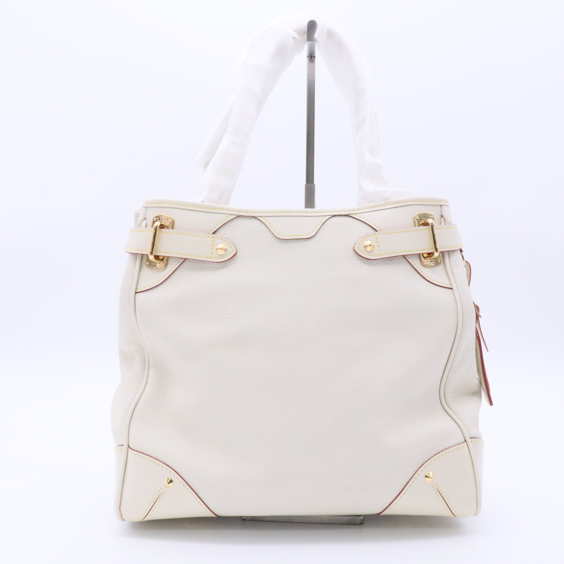 White Suhali Leather Le Majestueux Tote Bag twins