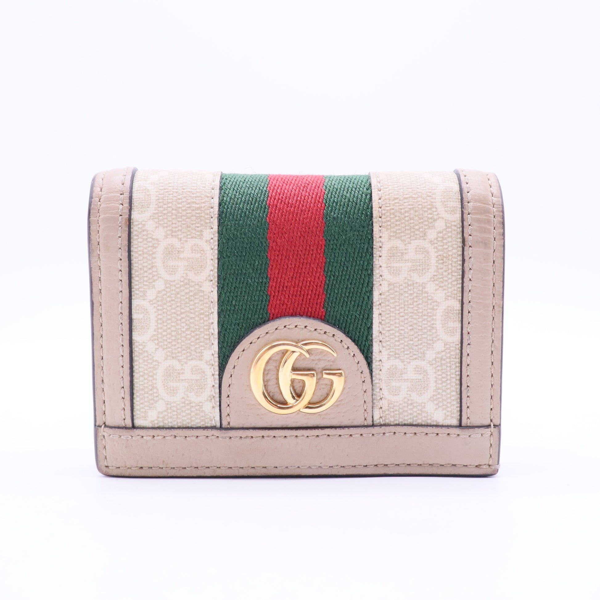 White GG Supreme Canvas Canvas Ophidia Wallet W11329