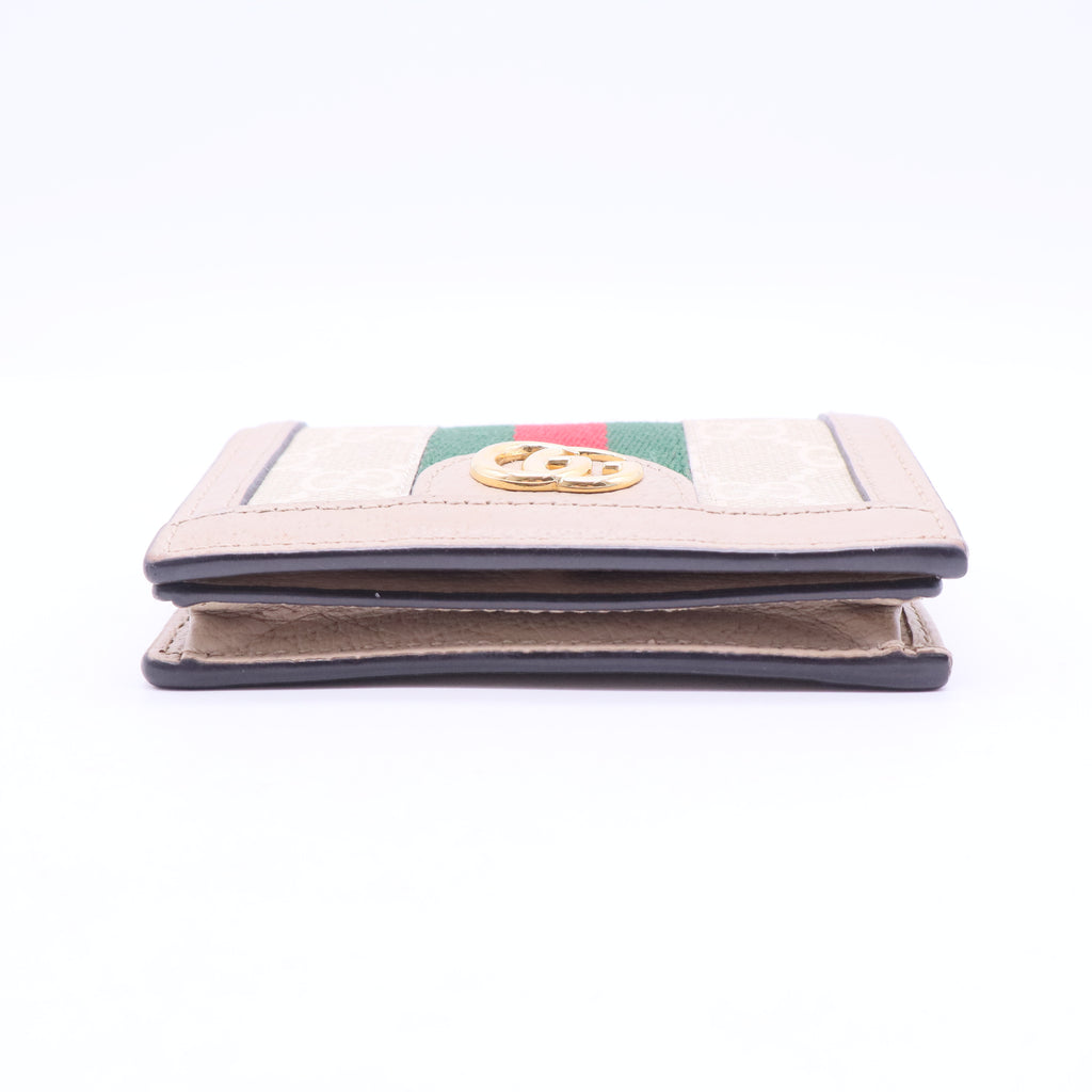 White GG Supreme Canvas Canvas Ophidia Wallet W11329