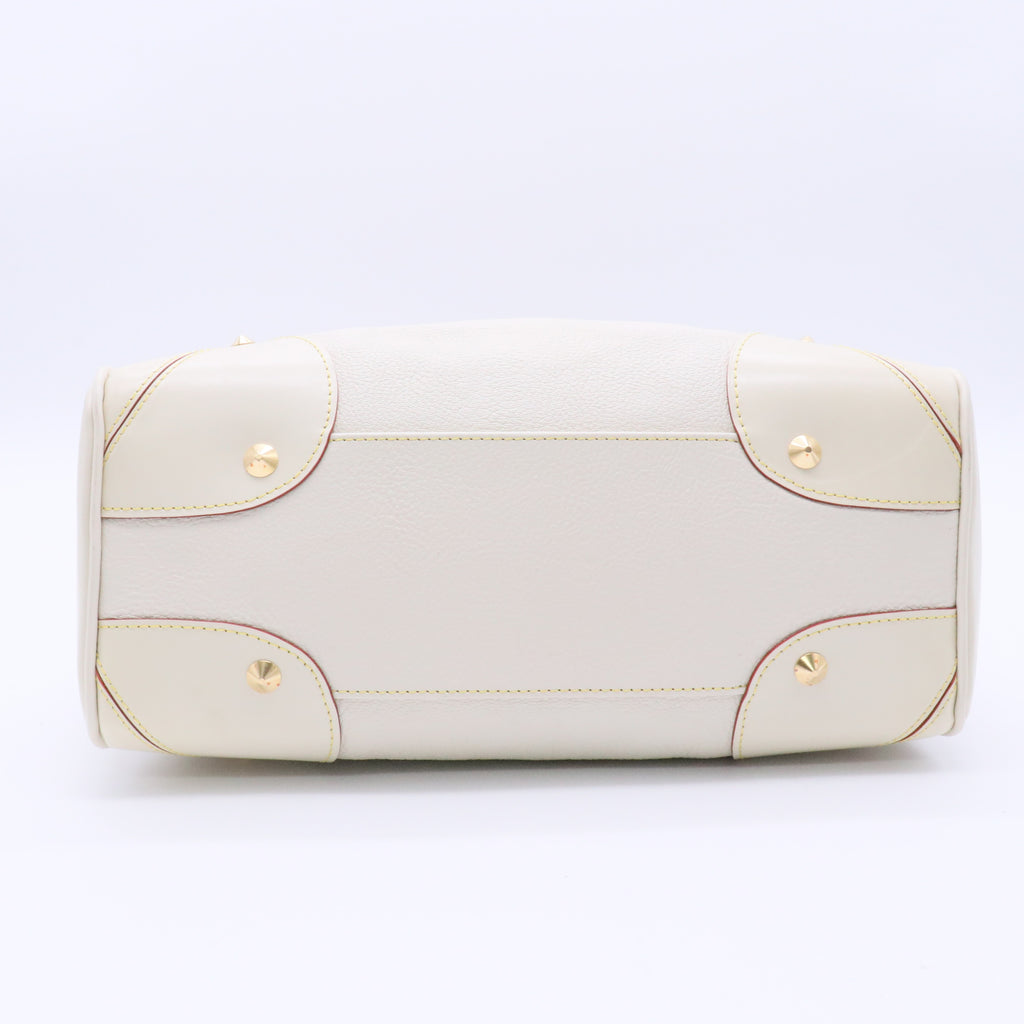 White Suhali Leather Le Majestueux Tote Bag twins