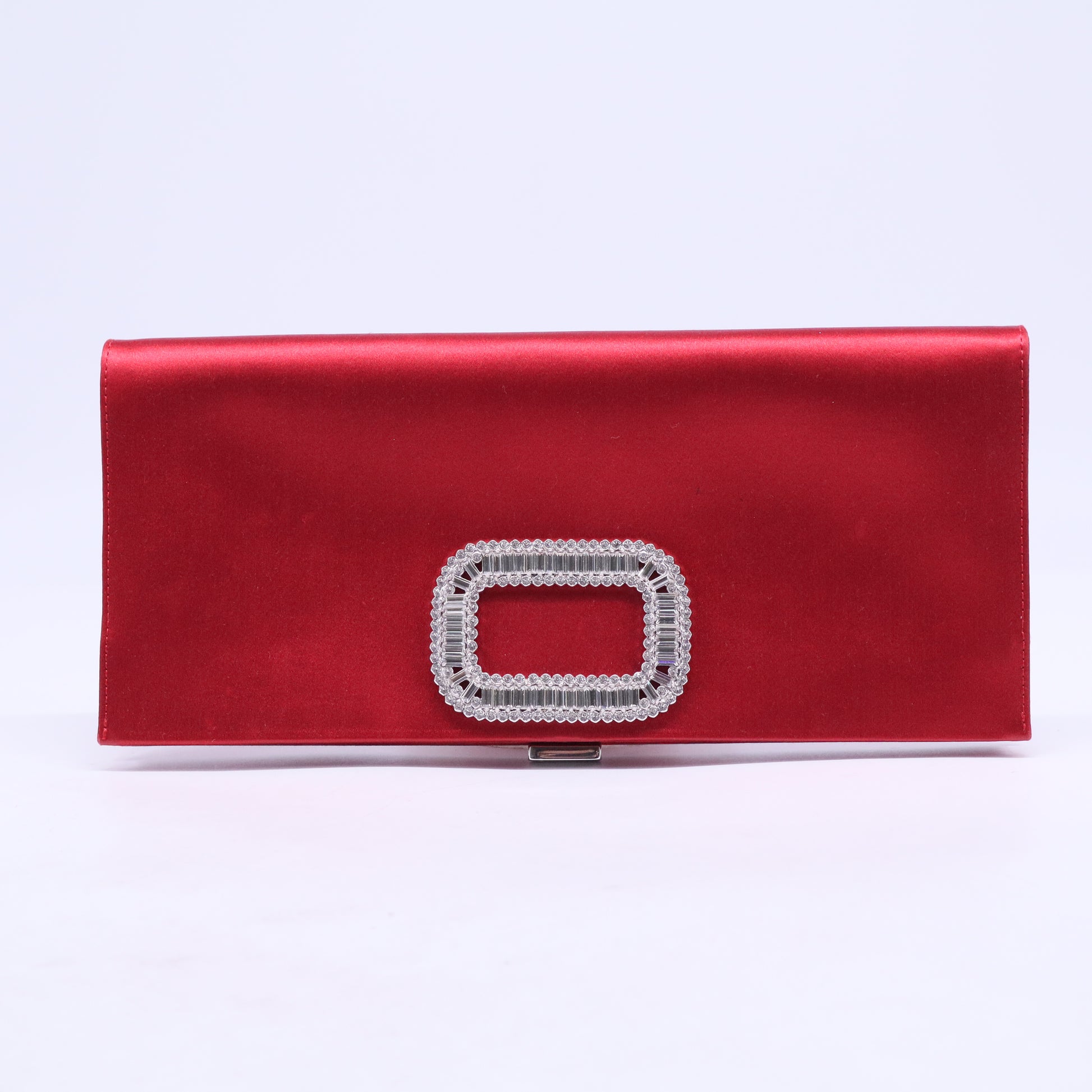 Silk clutch bag