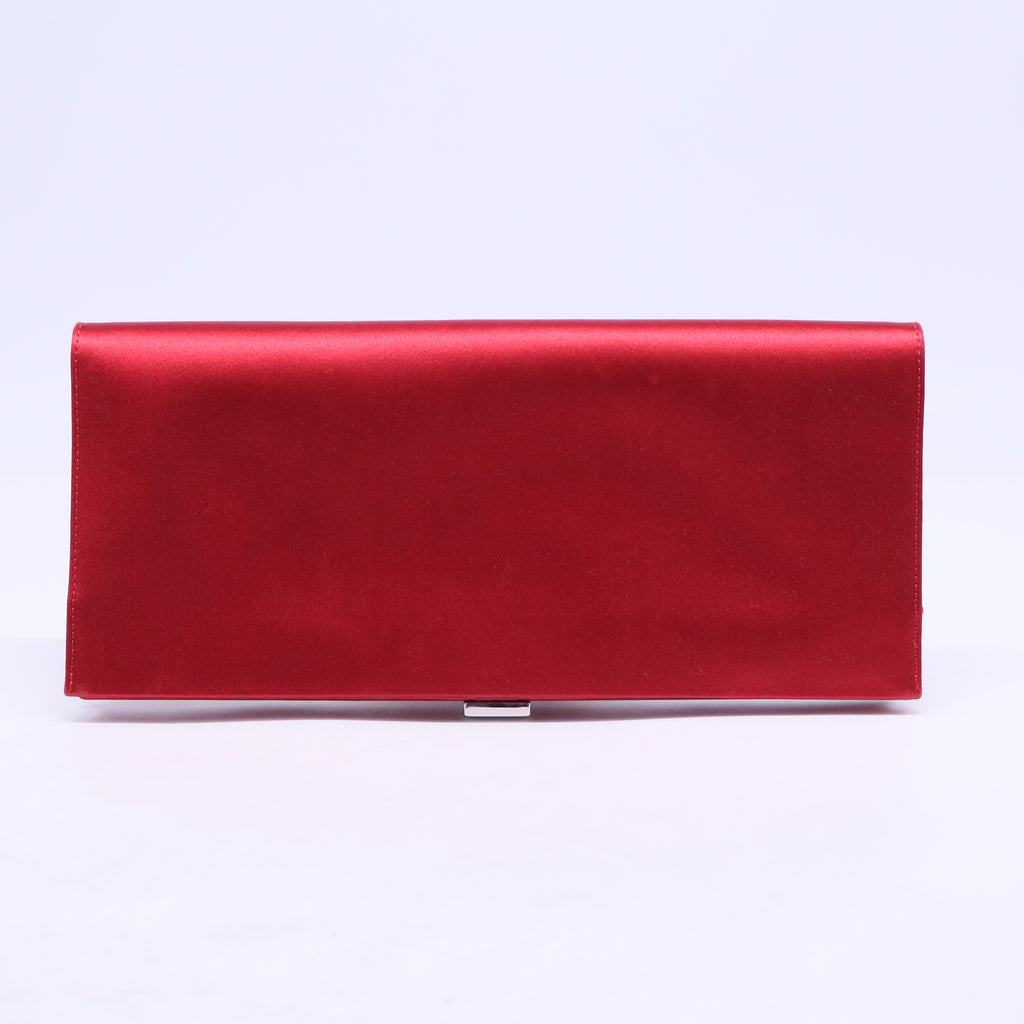 Silk clutch bag
