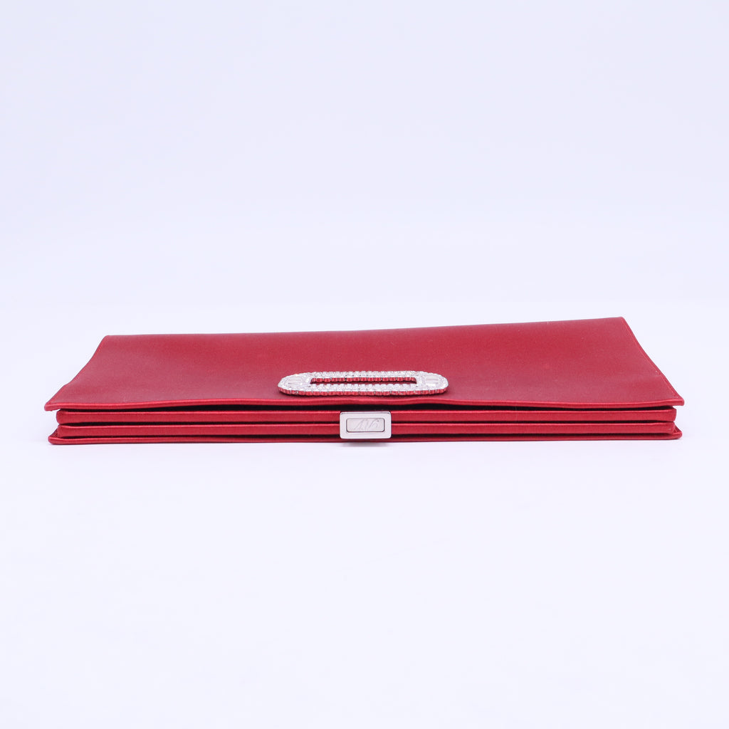 Silk clutch bag