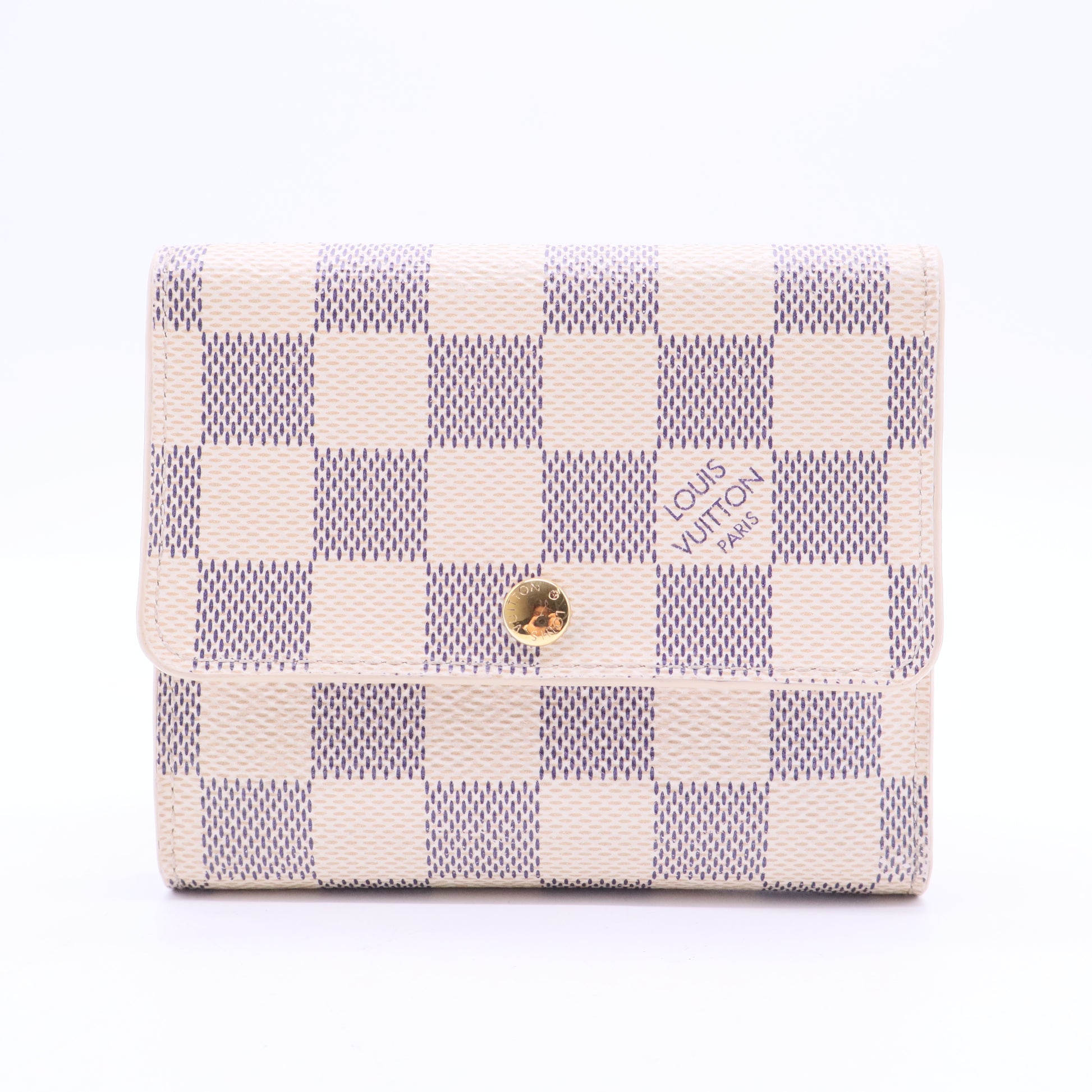 2010 Damier Azur Pattern Compact Wallet W11259