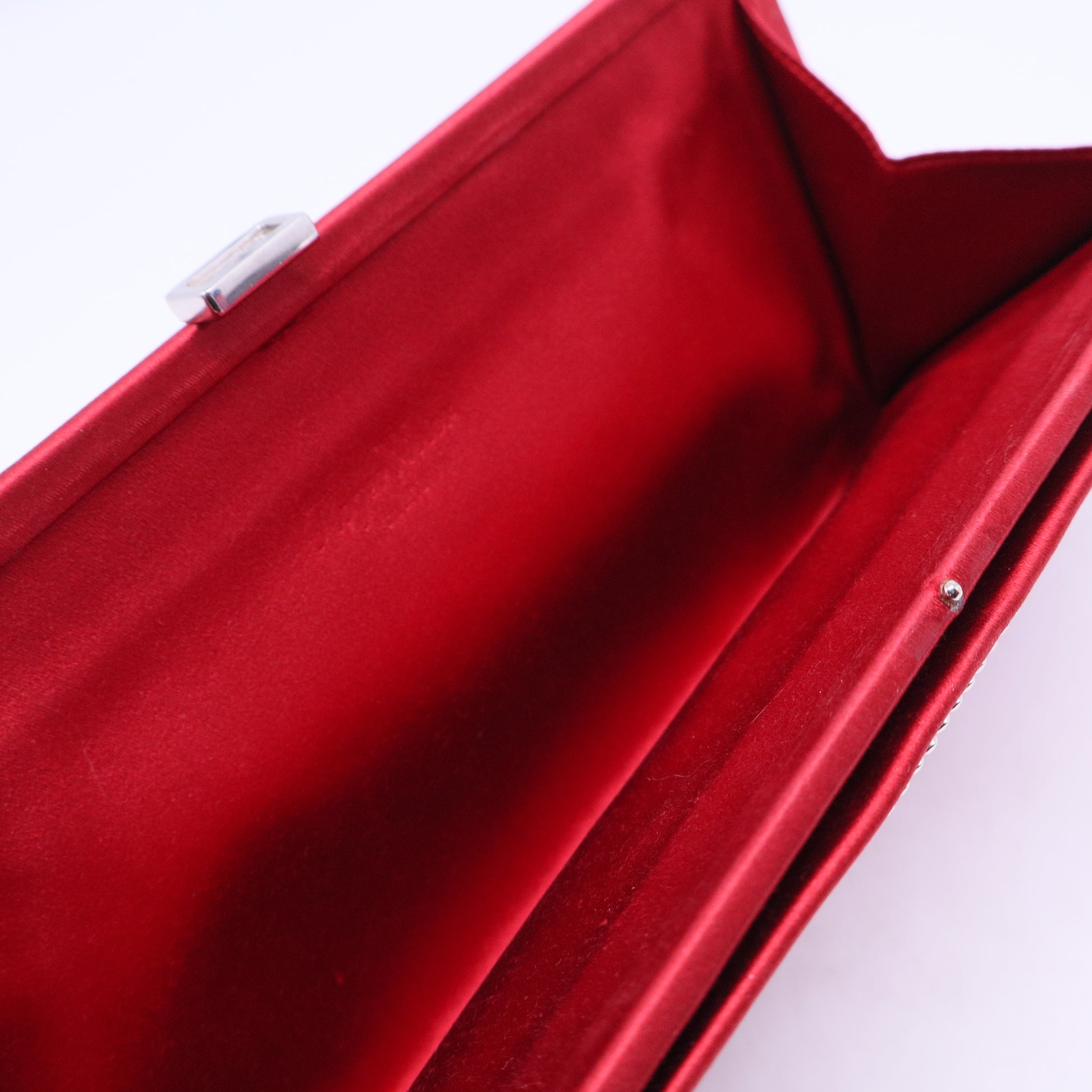Silk clutch bag
