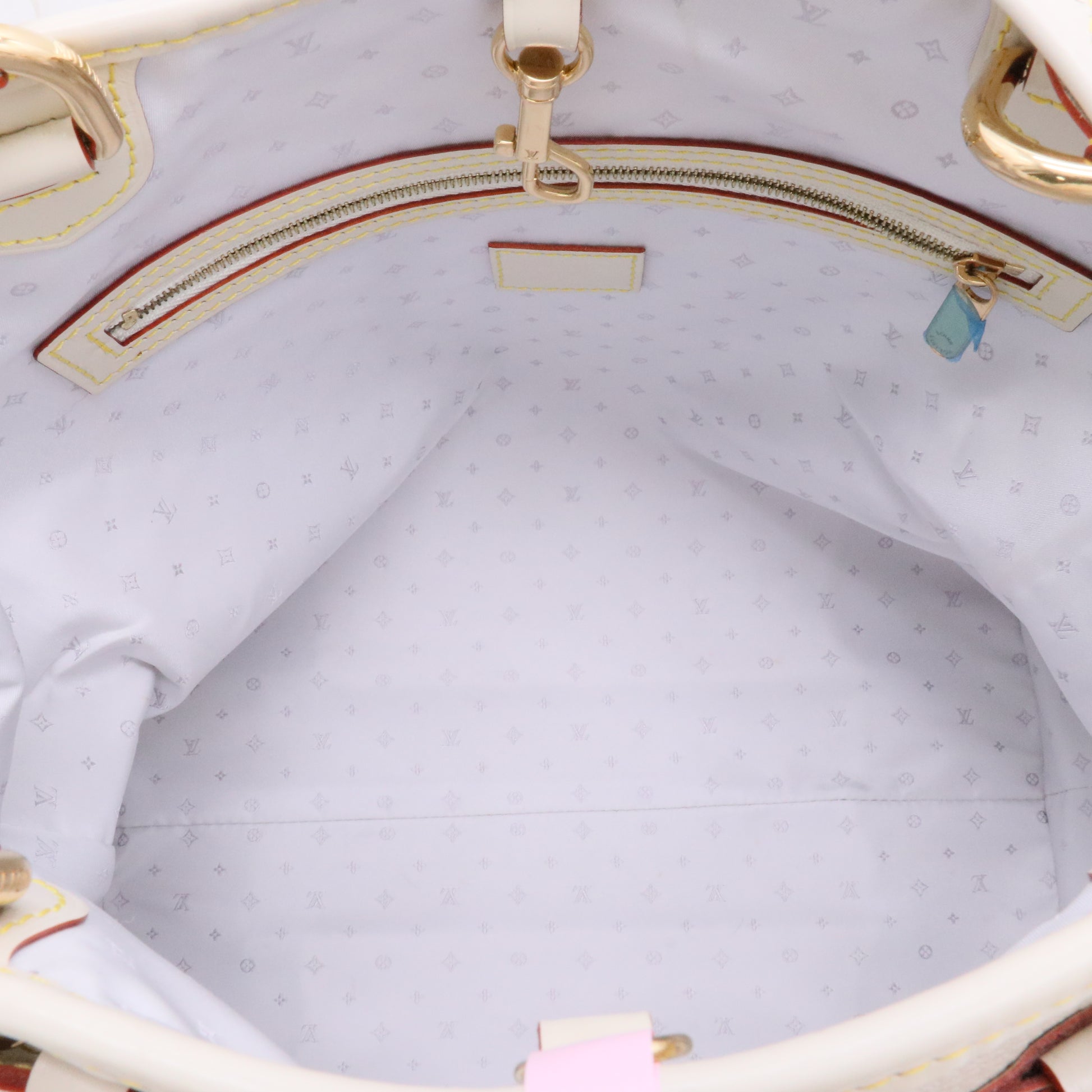 White Suhali Leather Le Majestueux Tote Bag twins