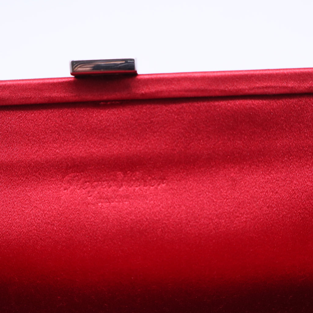 Silk clutch bag