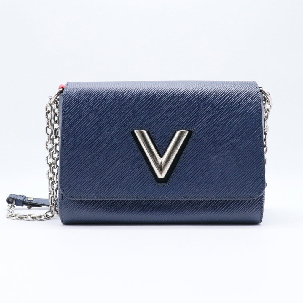 Louis Vuitton Epi Twist Shoulder Bag MM Indigo twins