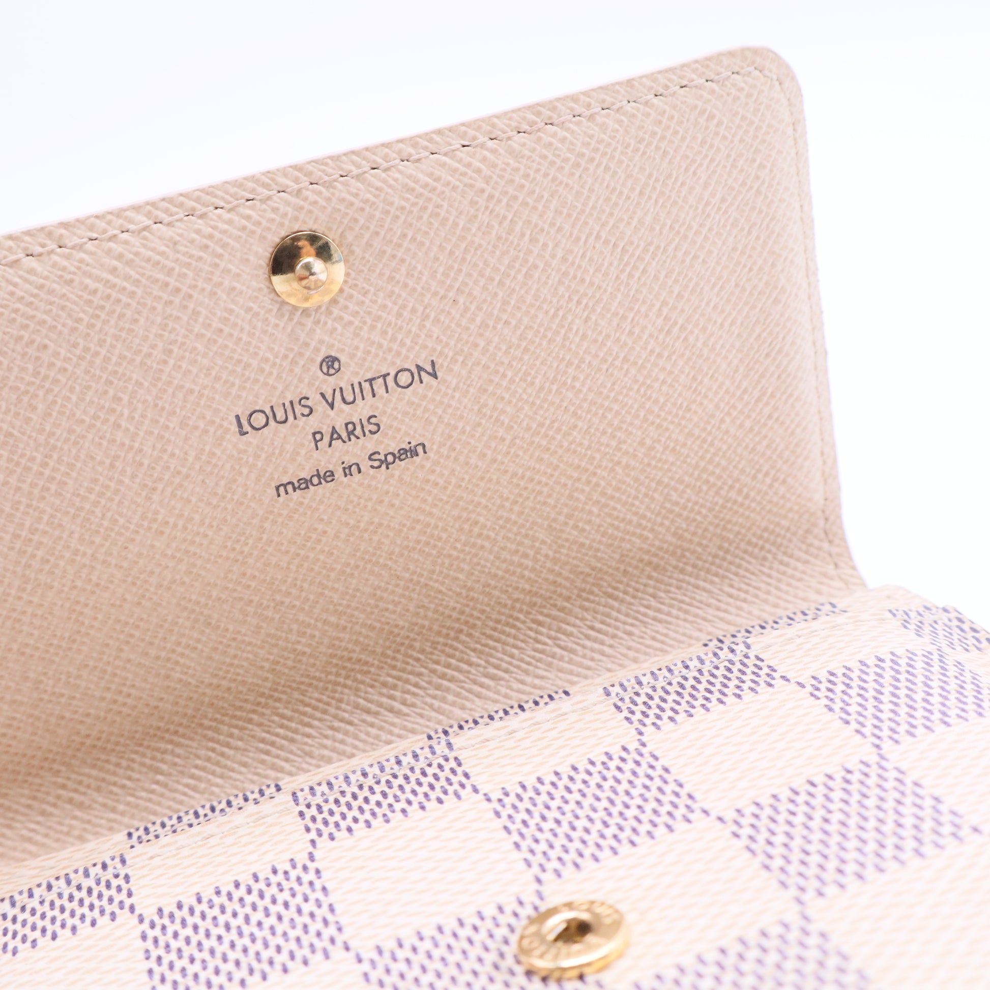 2010 Damier Azur Pattern Compact Wallet W11259