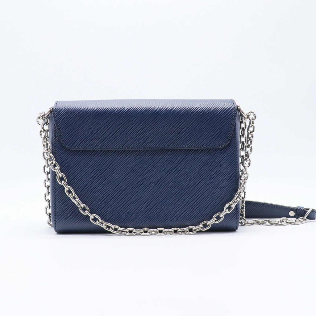 Louis Vuitton Epi Twist Shoulder Bag MM Indigo twins