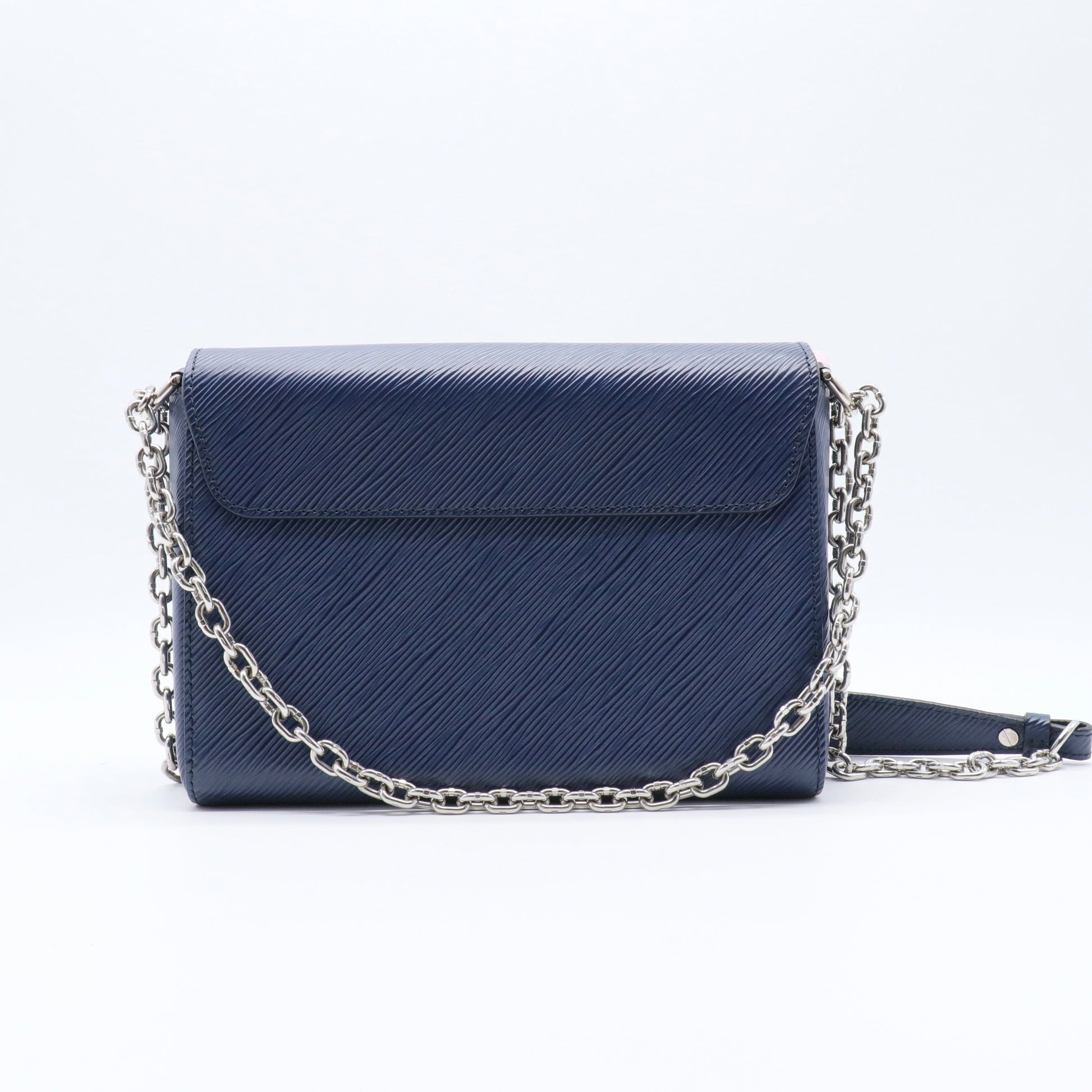 Louis Vuitton Epi Twist Shoulder Bag MM Indigo twins