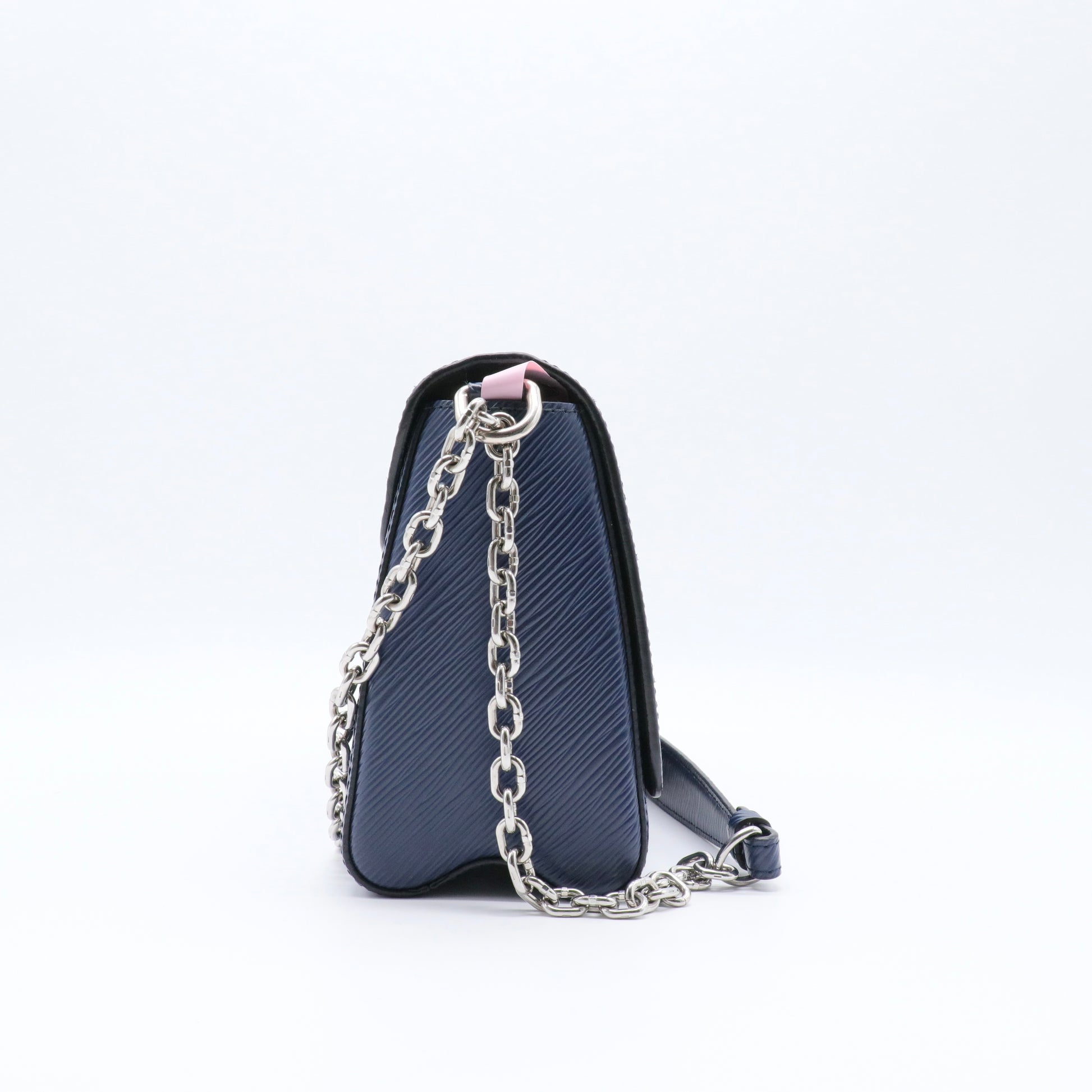 Louis Vuitton Epi Twist Shoulder Bag MM Indigo twins