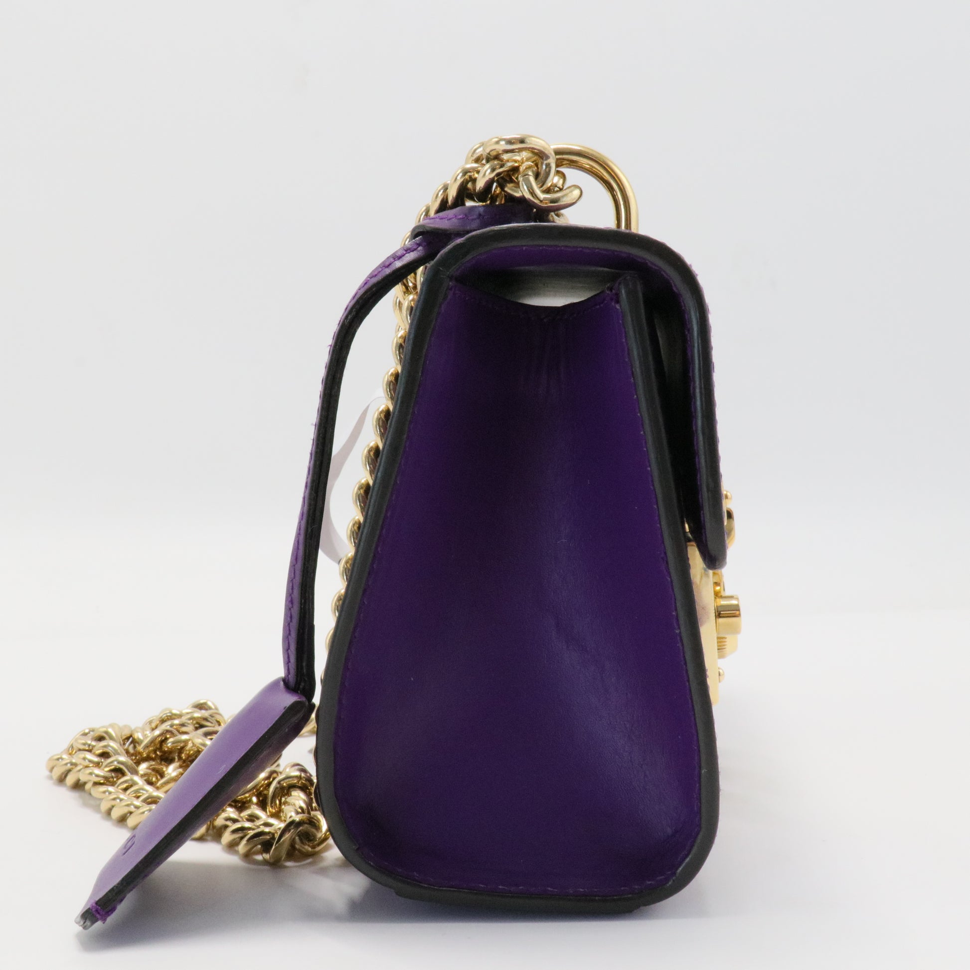Padlock Shoulder Bag Guccissima Leather Small