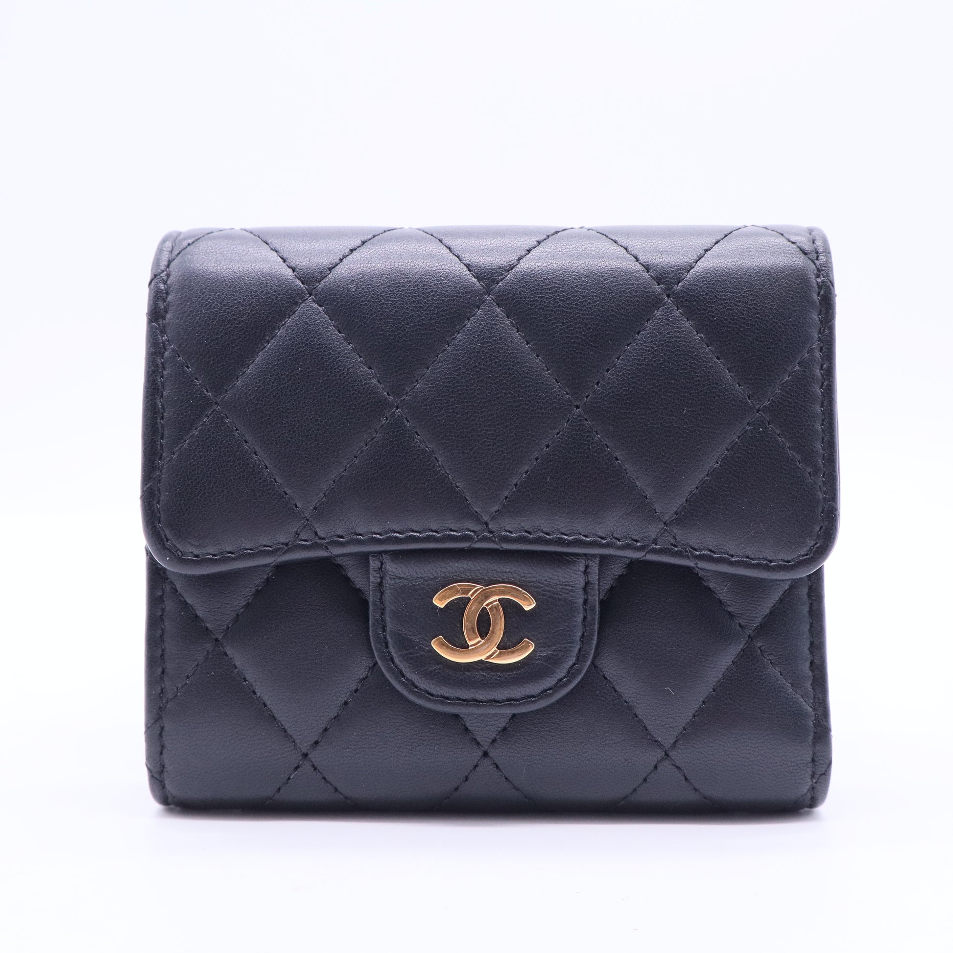 Interlocking CC Logo Trifold Wallet-W20119
