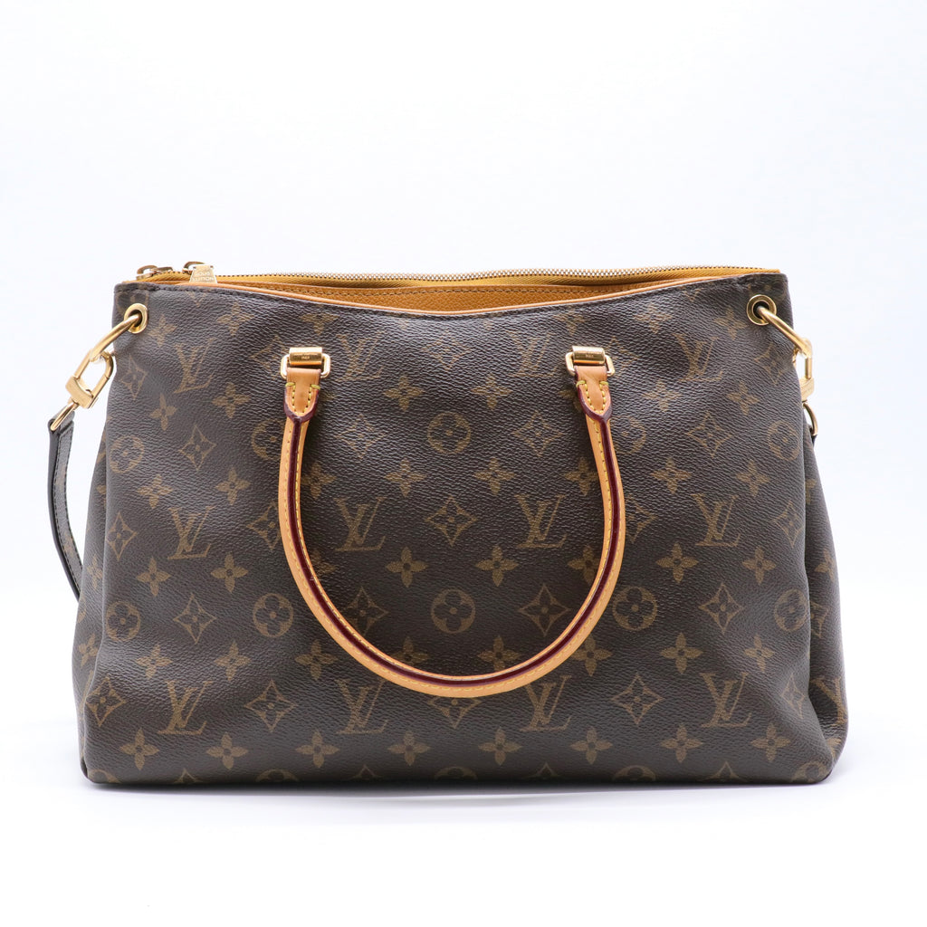 Pallas Tote Monogram Canvas with Leather Twins
