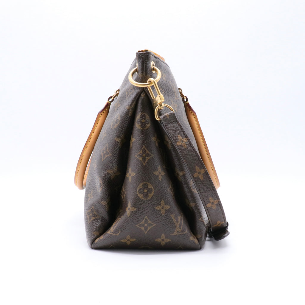 Pallas Tote Monogram Canvas with Leather Twins
