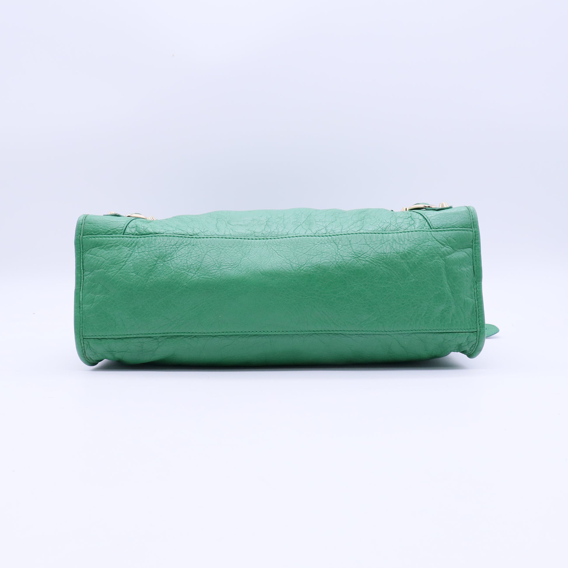 Balenciaga Agneau Classic Silver Hardware S City Magic Green twins LDJ3916
