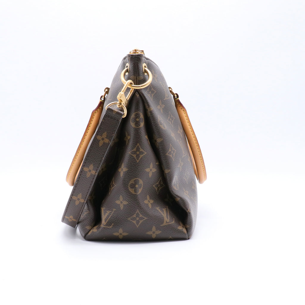 Pallas Tote Monogram Canvas with Leather Twins