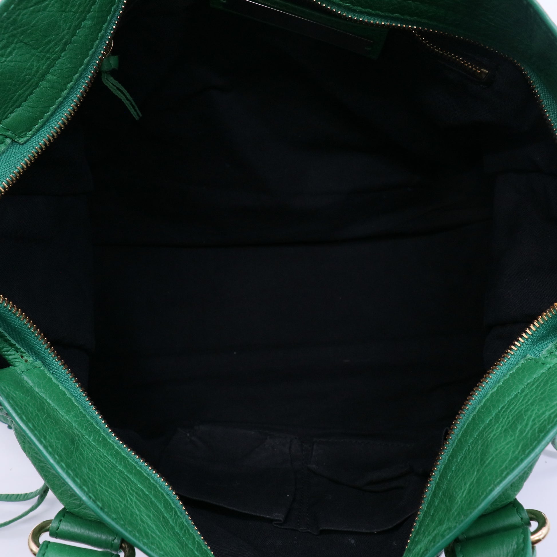 Balenciaga Agneau Classic Silver Hardware S City Magic Green twins LDJ3916
