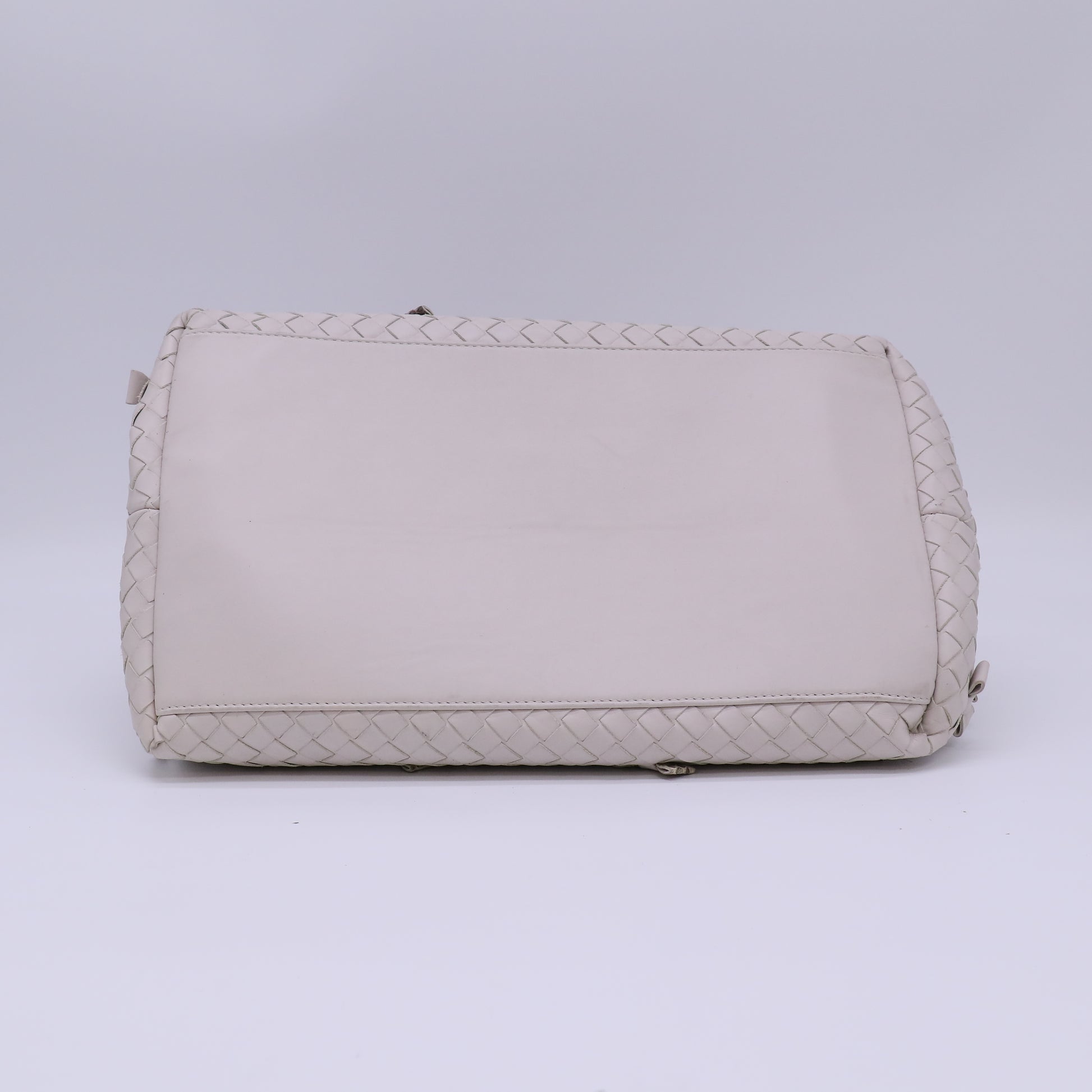 Bottega Veneta Intrecciato Leather Bow and Python Accent Tote Bag B22880