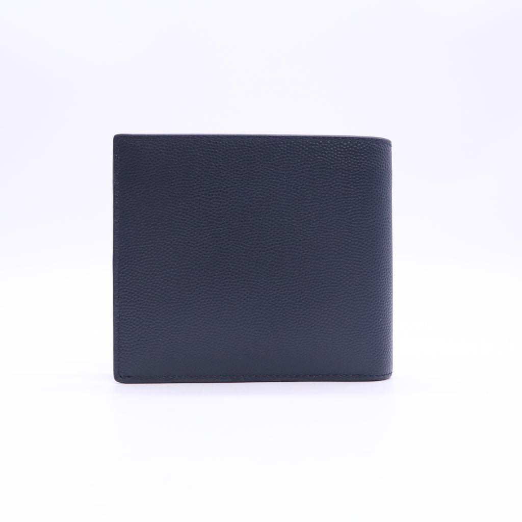 Saint Laurent Paris East/West Wallet in Grain de Poudre Embossed Leather W23514