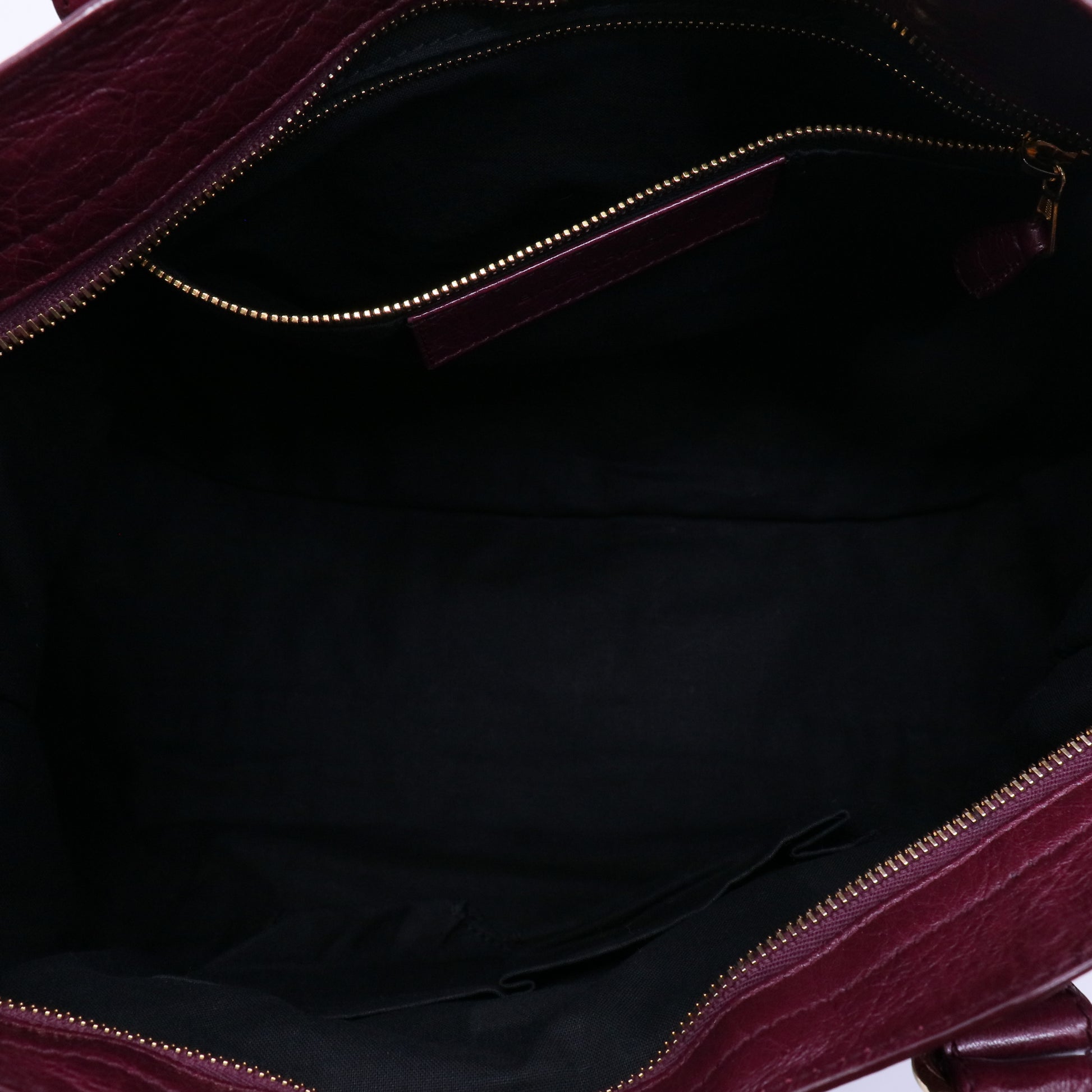 Balenciaga Violet Prune Lambskin Leather Motorcycle Gold City AJ Bag twins LDJ3917