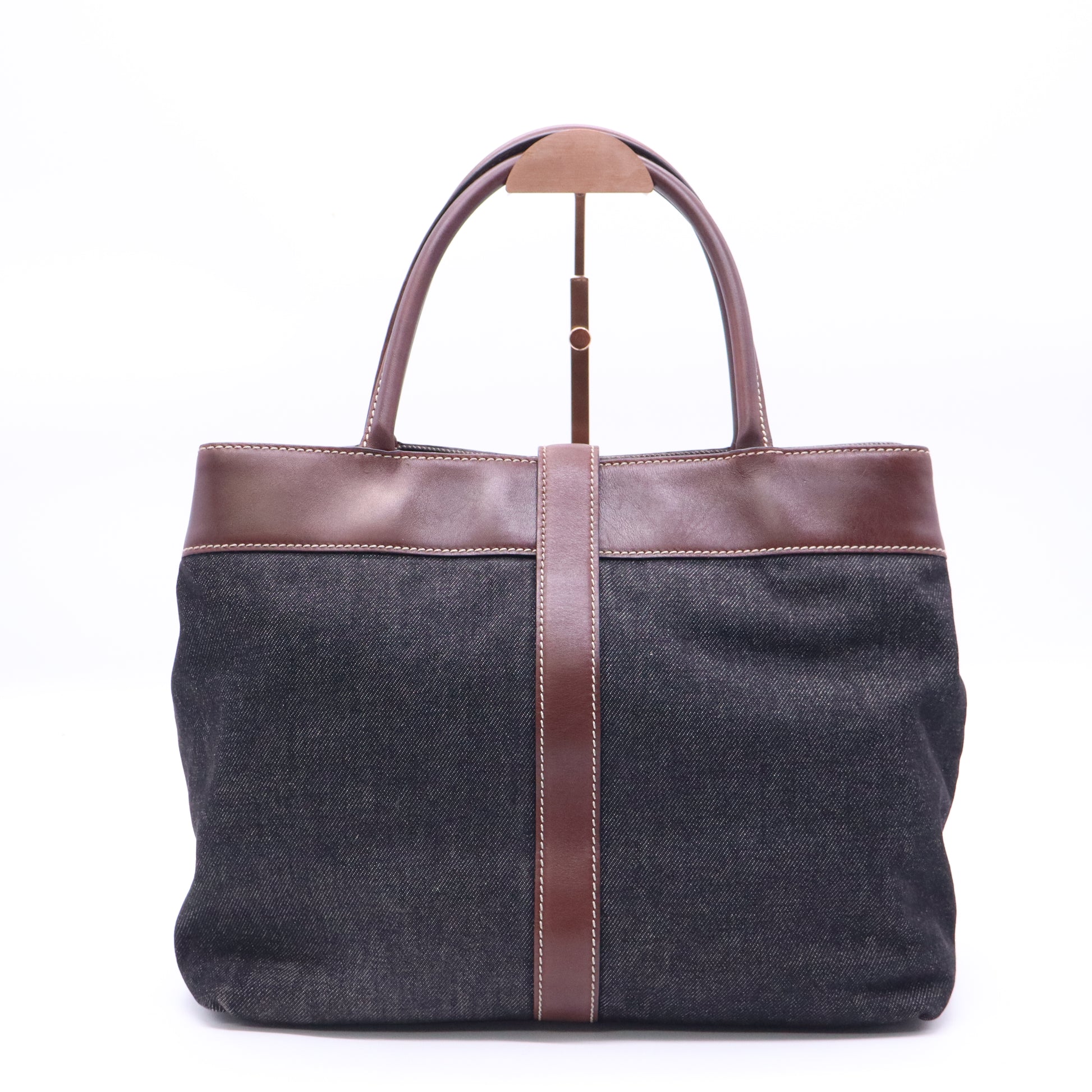 Chanel Denim CC Tote Bag Twins B21458