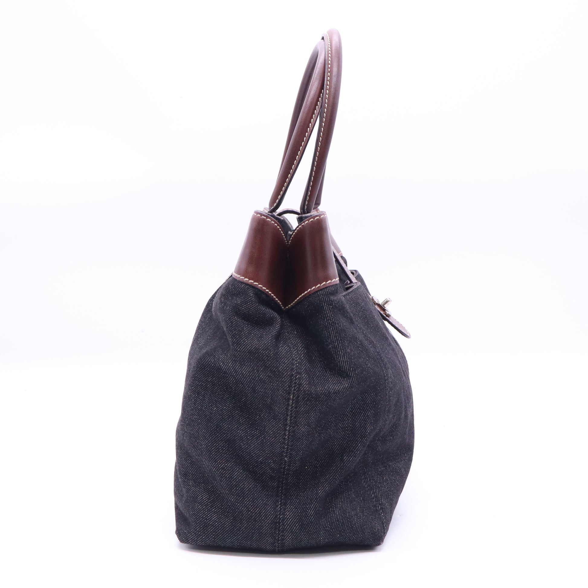 Chanel Denim CC Tote Bag Twins B21458